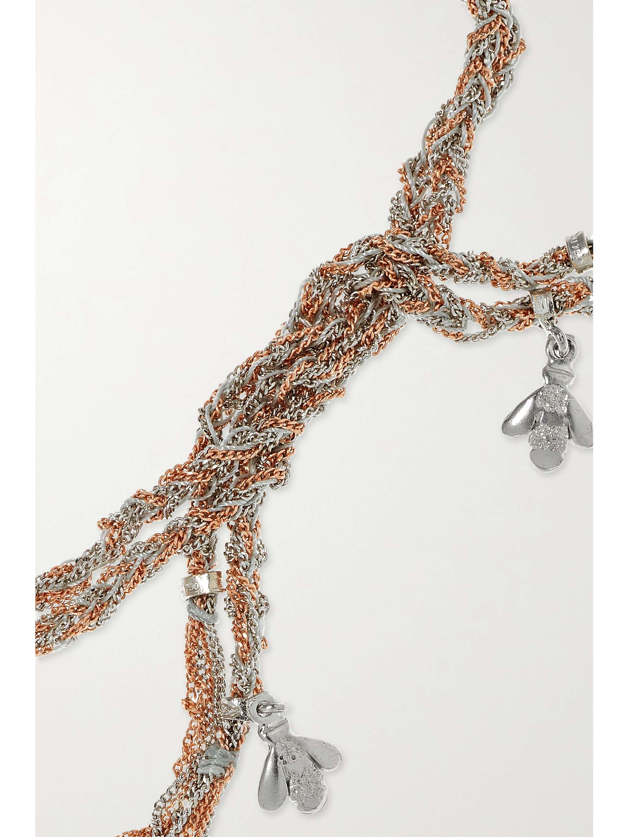 CAROLINA BUCCI Virtue Lucky 18-karat rose and yellow gold bracelet