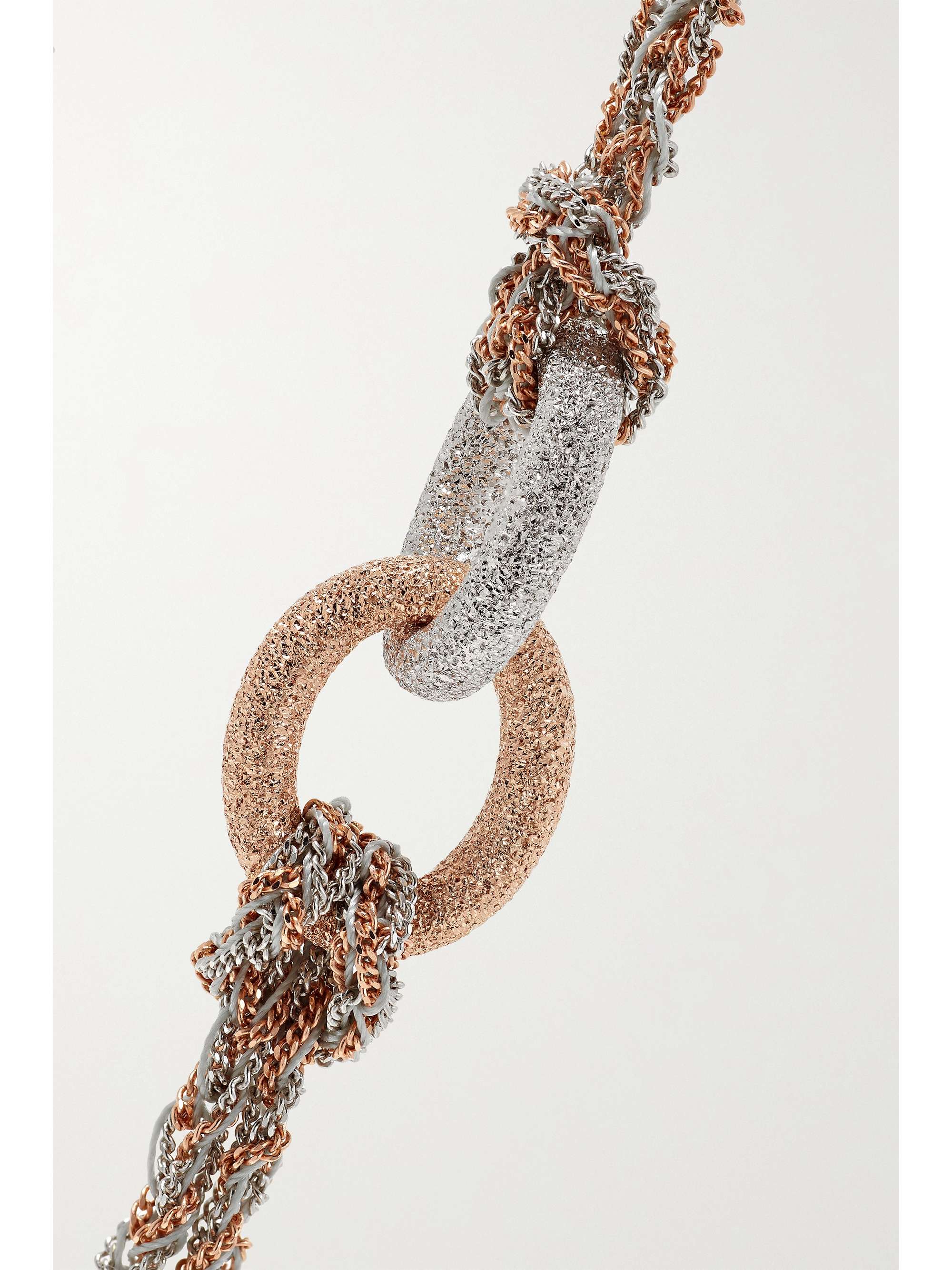 CAROLINA BUCCI Virtue Lucky 18-karat rose and yellow gold bracelet