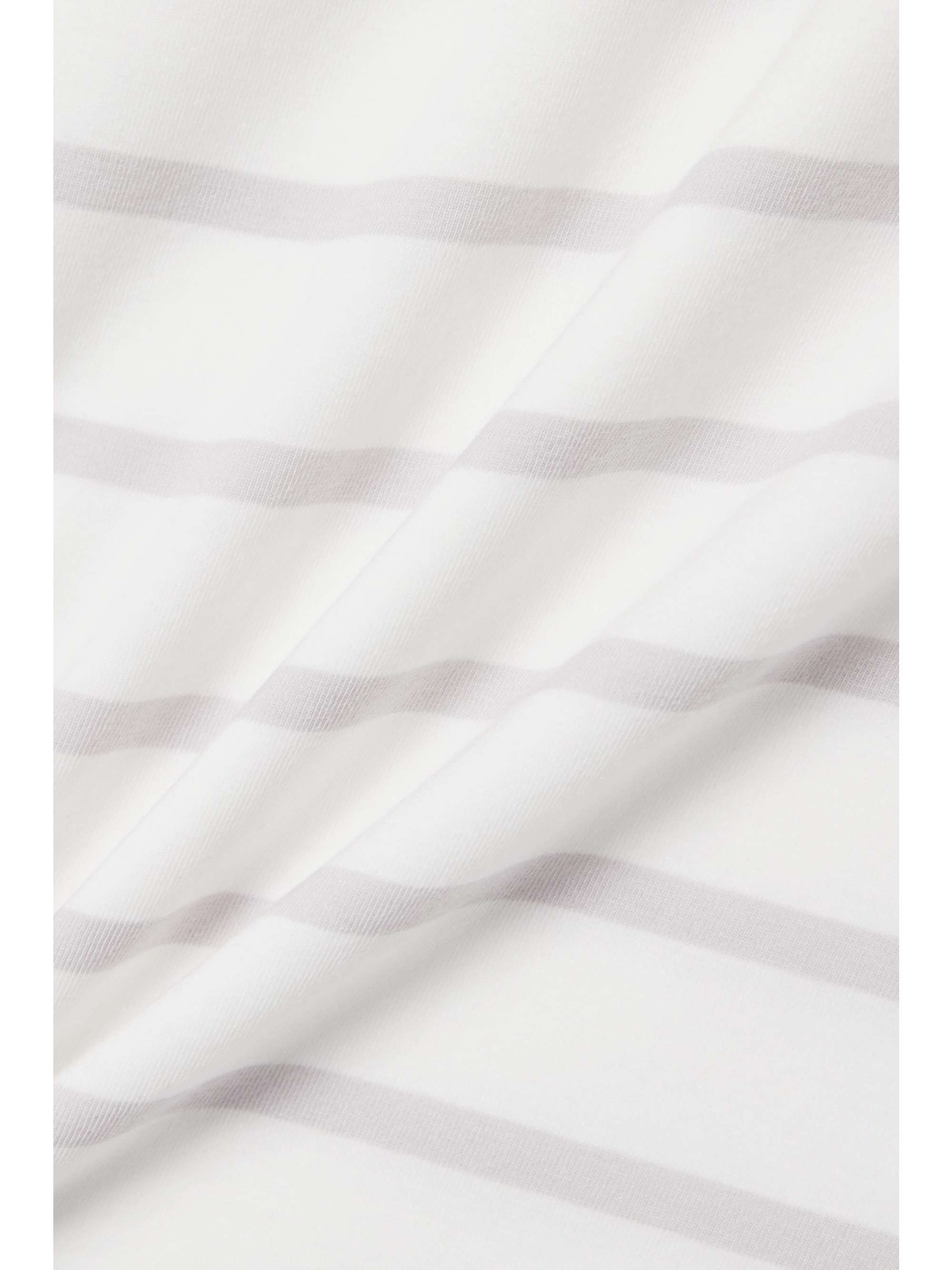 SKIN Mathilde striped stretch-jersey top