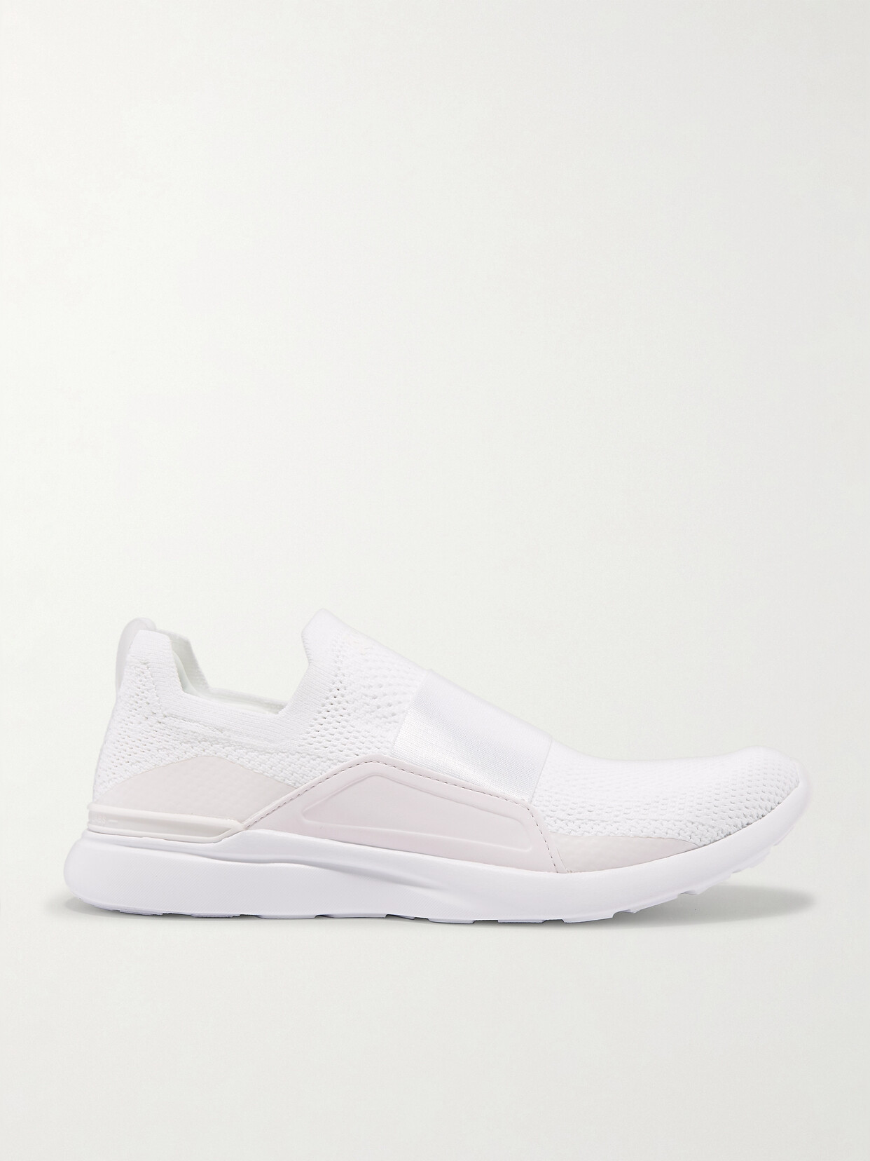 Shop Apl Athletic Propulsion Labs Techloom Bliss Mesh And Stretch Slip-on Sneakers In White