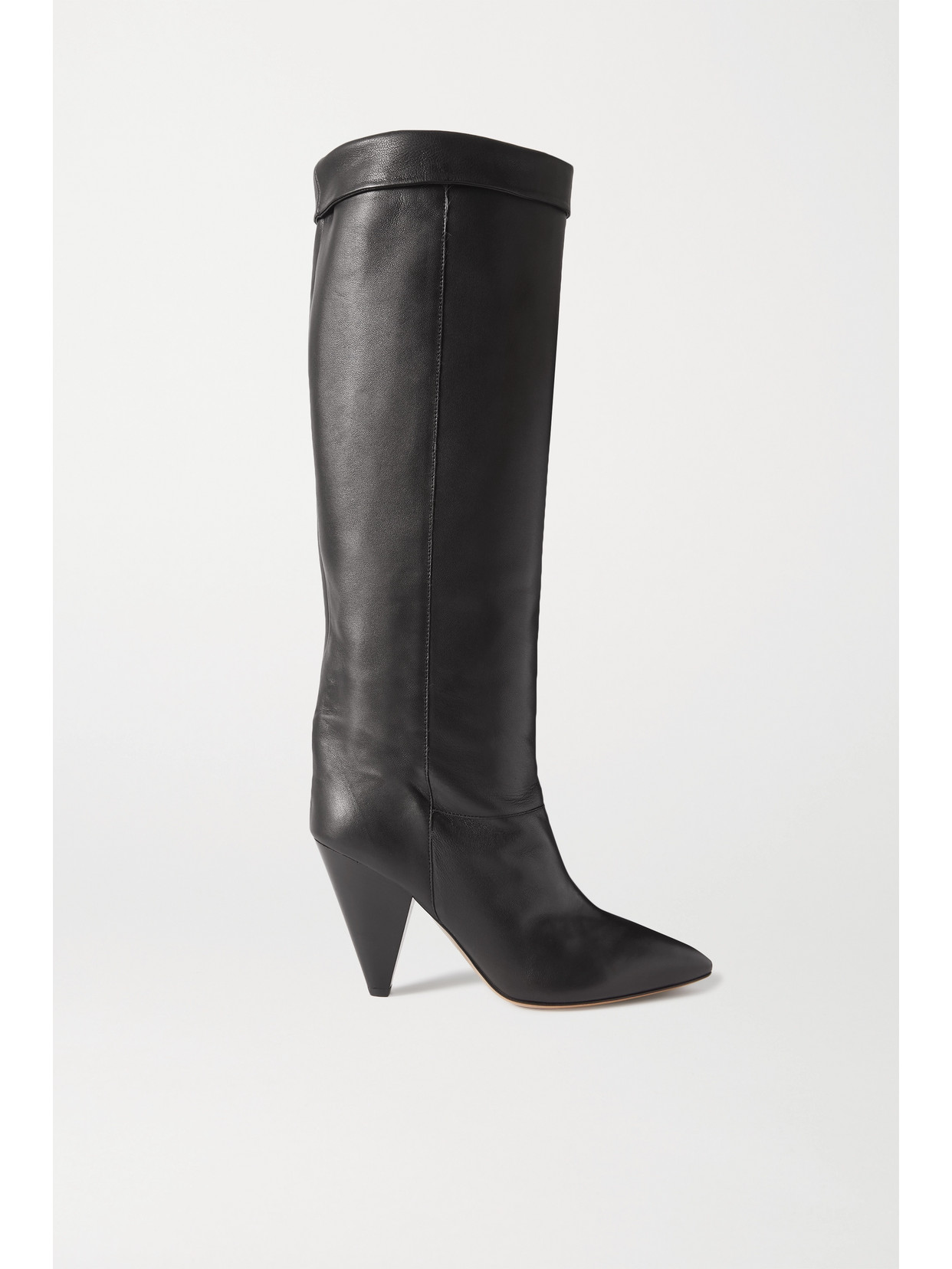 ISABEL MARANT LOENS LEATHER KNEE BOOTS