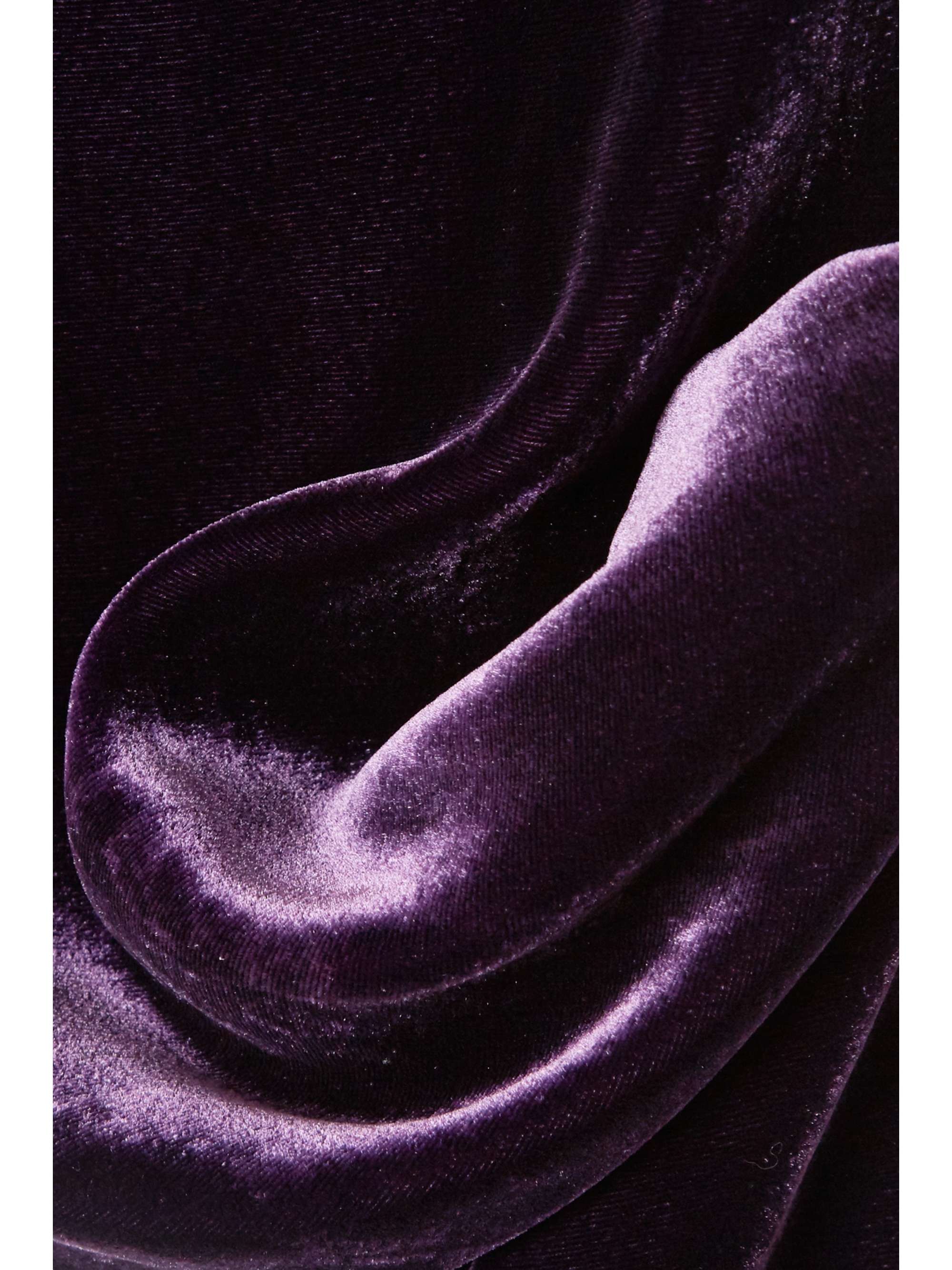 RAQUEL DINIZ Eunice floral-print silk-lamé bootcut pants