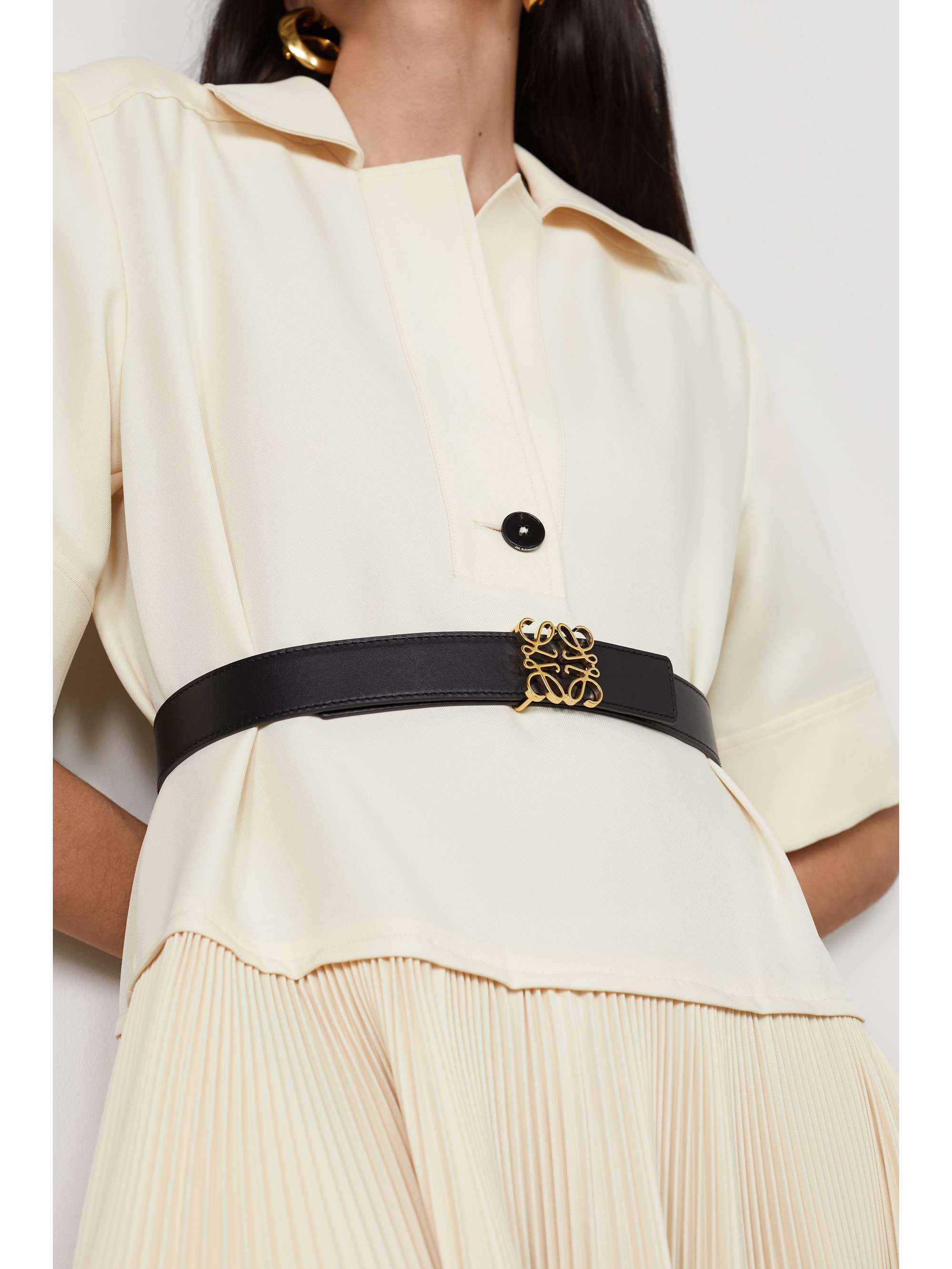 LOEWE Reversible leather belt