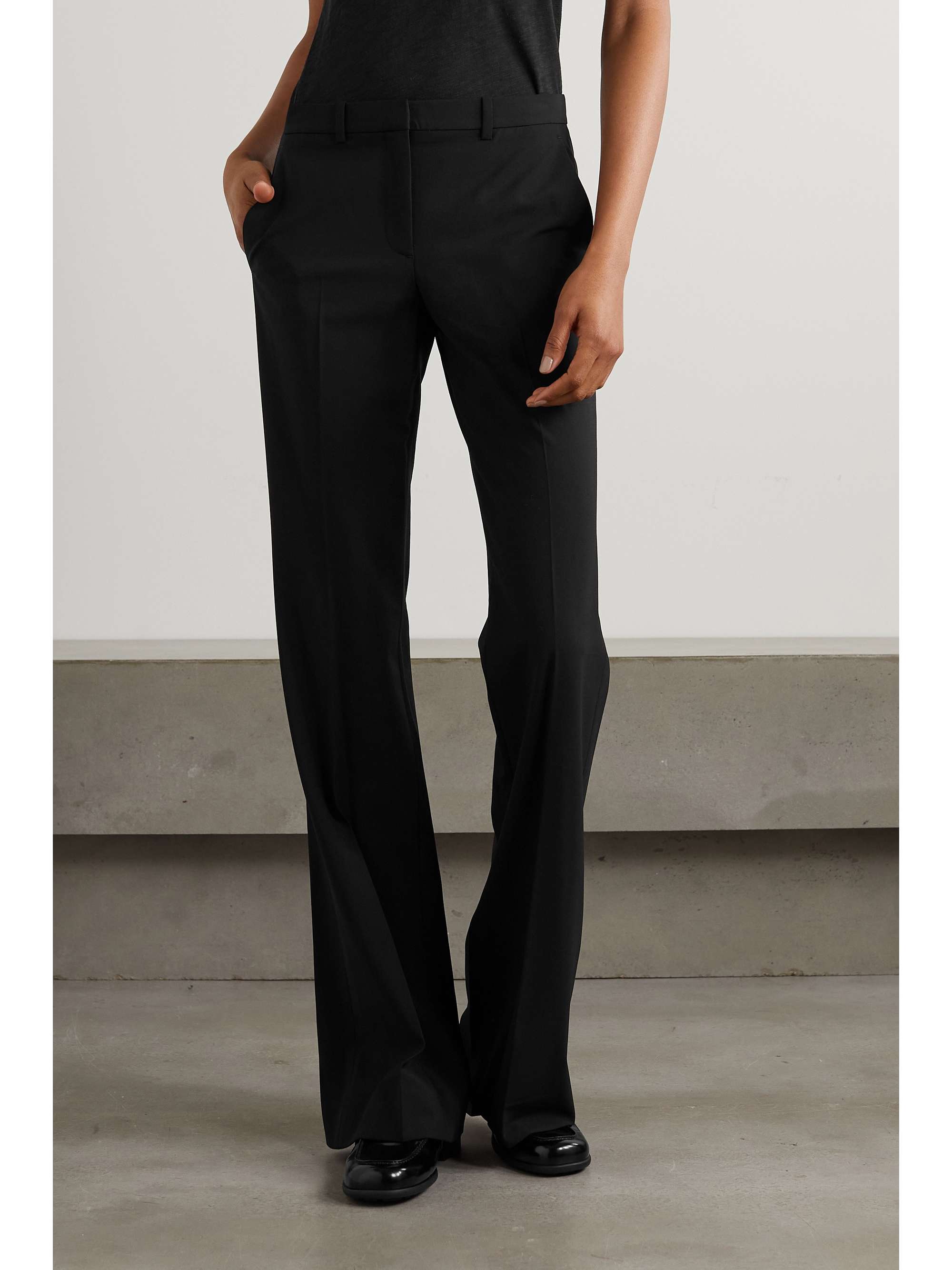 THEORY Demitria 4 stretch-wool flared pants