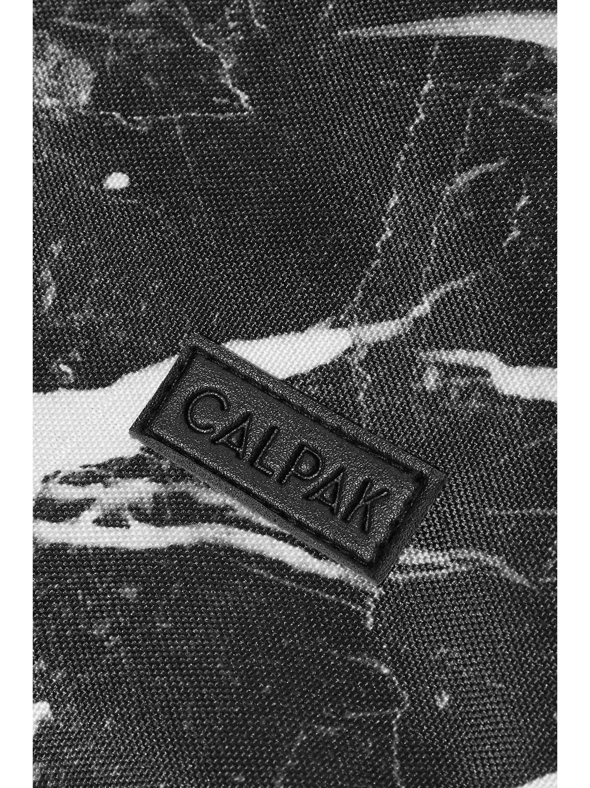 CALPAK Set of 5 marbled canvas and mesh packing cubes NETAPORTER