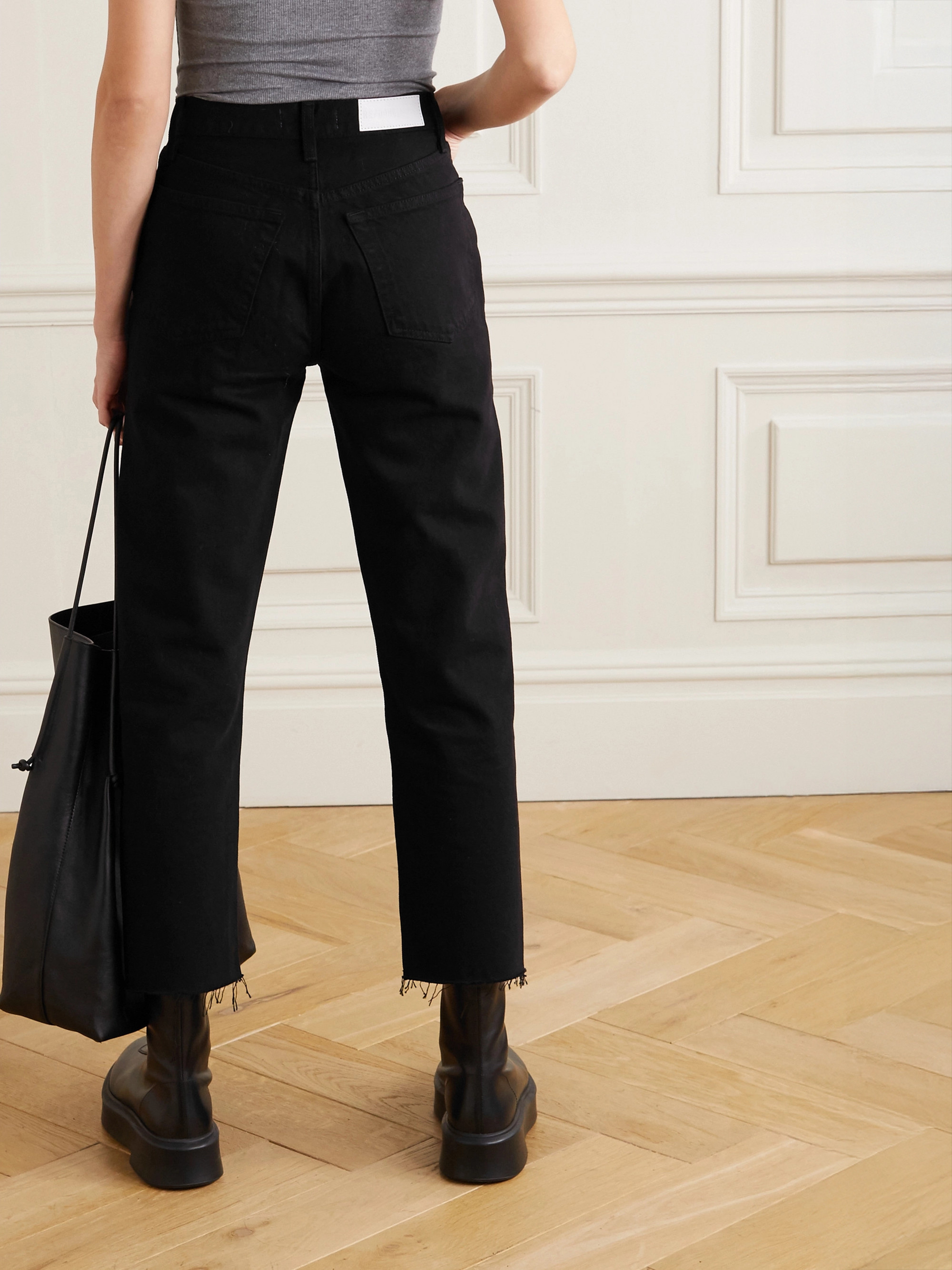 RE/DONE 70s High Rise Stove Pipe straight-leg jeans