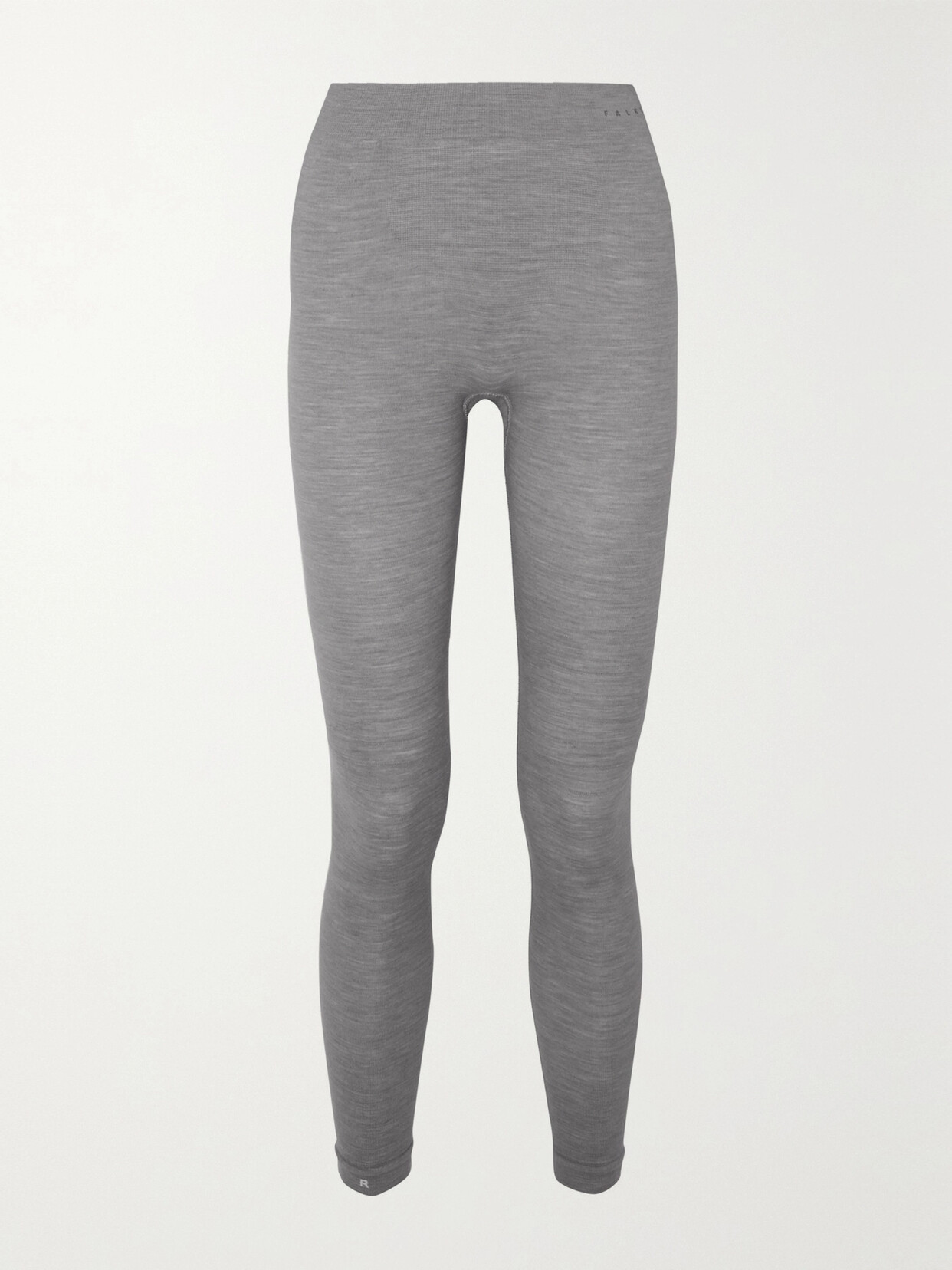 FALKE Ergonomic Sport System Paneled Technical Stretch Wool-blend Leggings - Gray