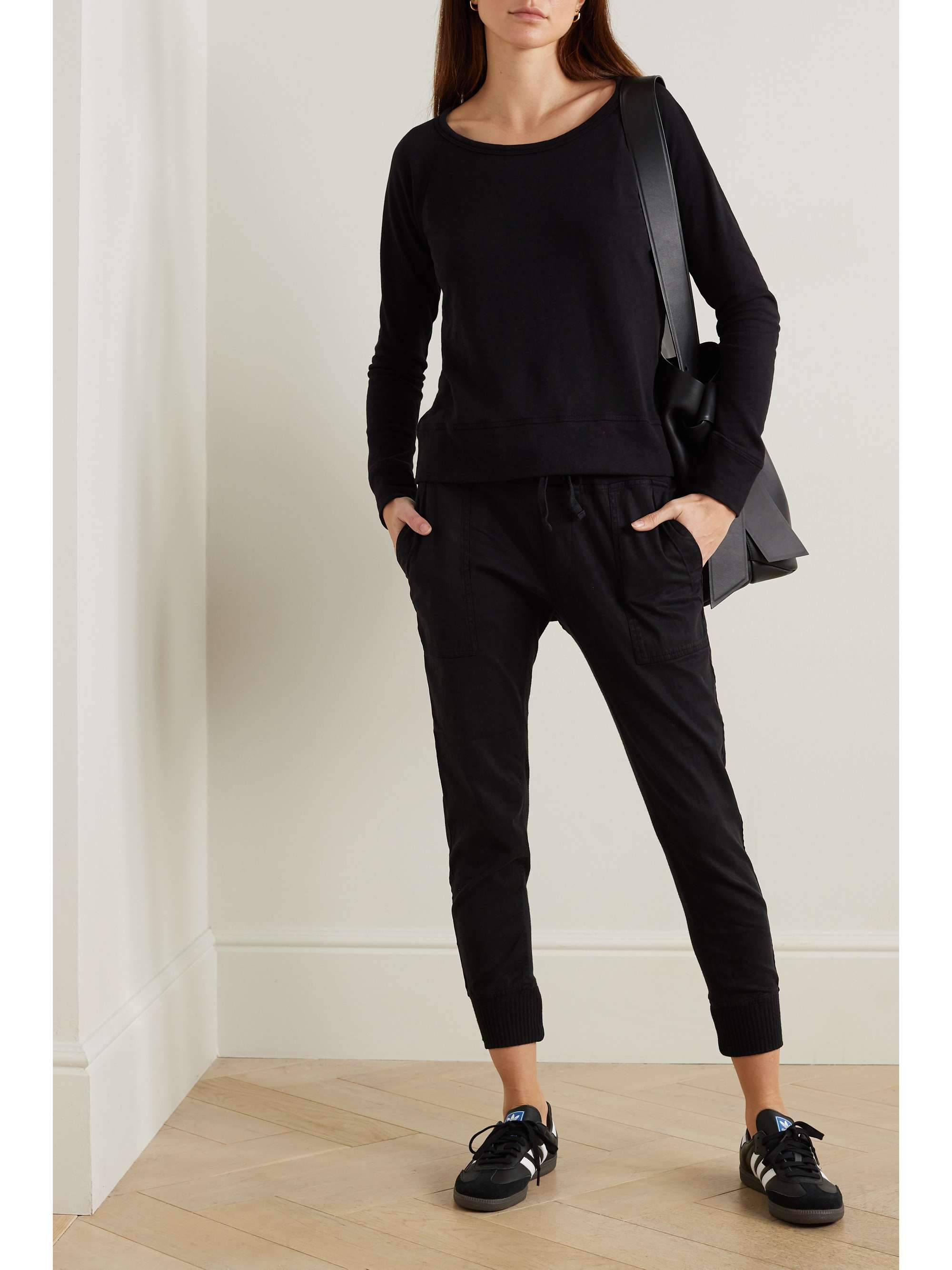JAMES PERSE Vintage Supima cotton-terry top