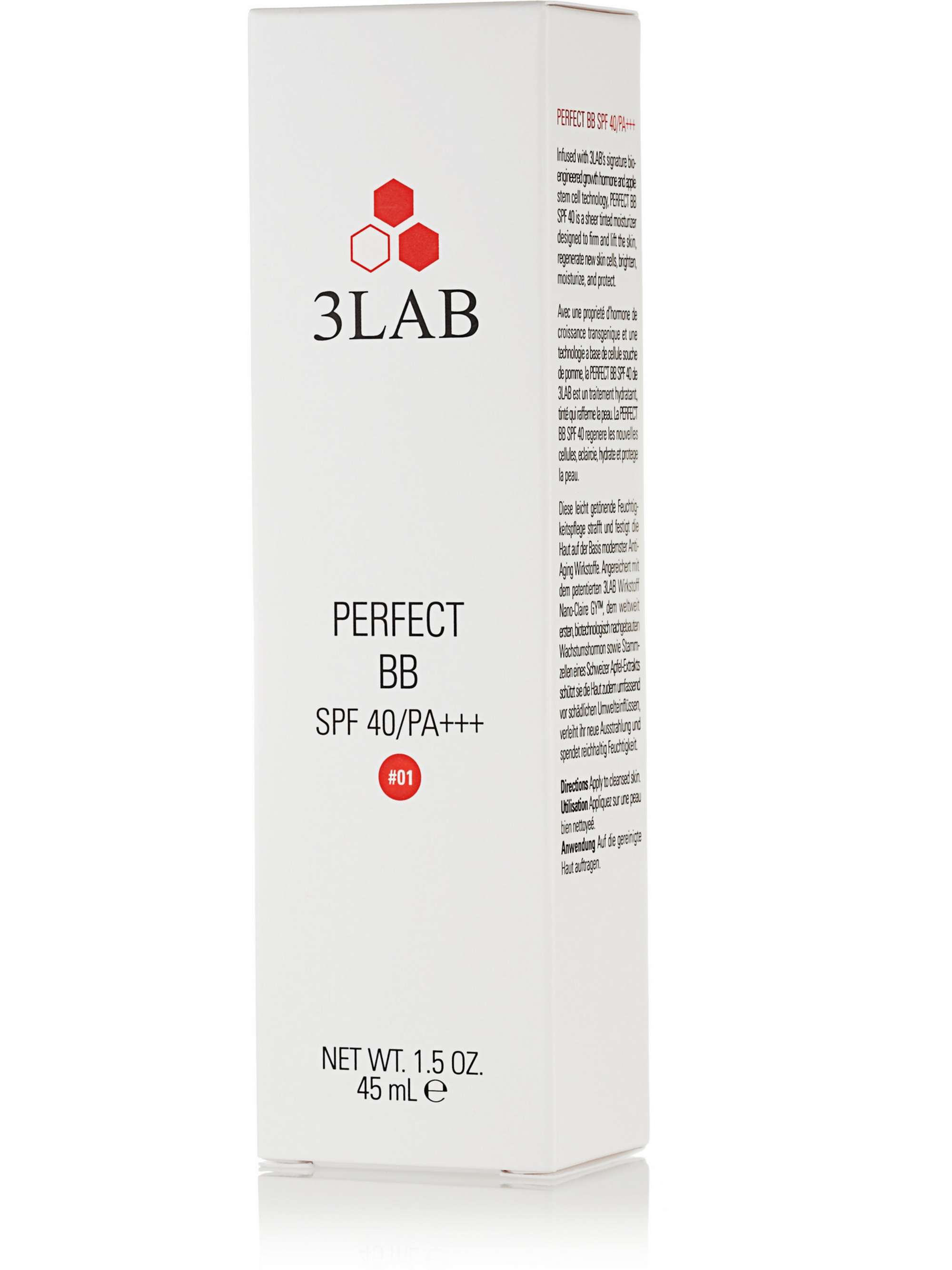 3LAB Perfect BB SPF40 Tinted Moisturizer - 1 Light, 45ml