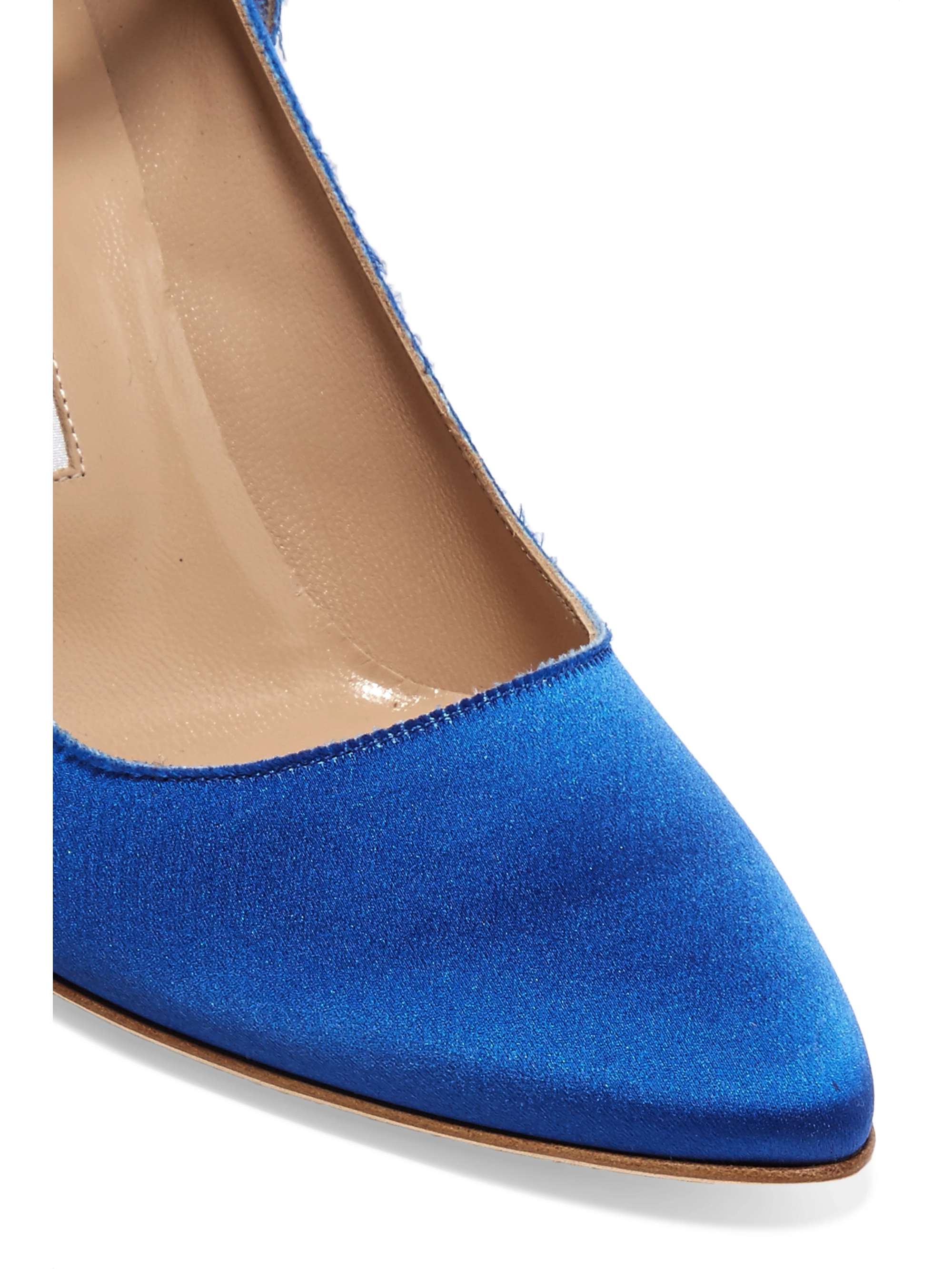 VETEMENTS + Manolo Blahnik satin pumps