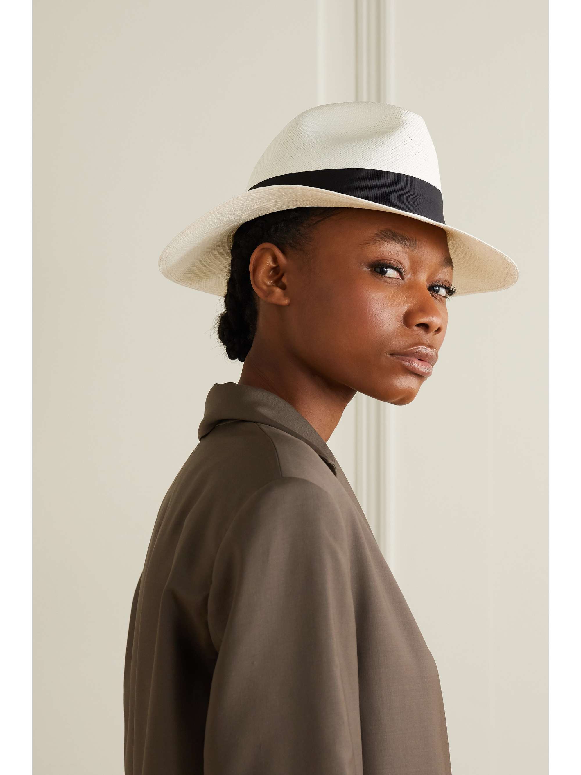 SENSI STUDIO Classic toquilla straw Panama hat