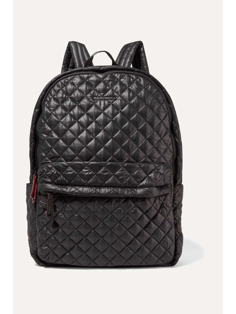 M Z WALLACE Metro Leather-trimmed Quilted Shell Backpack - - One size