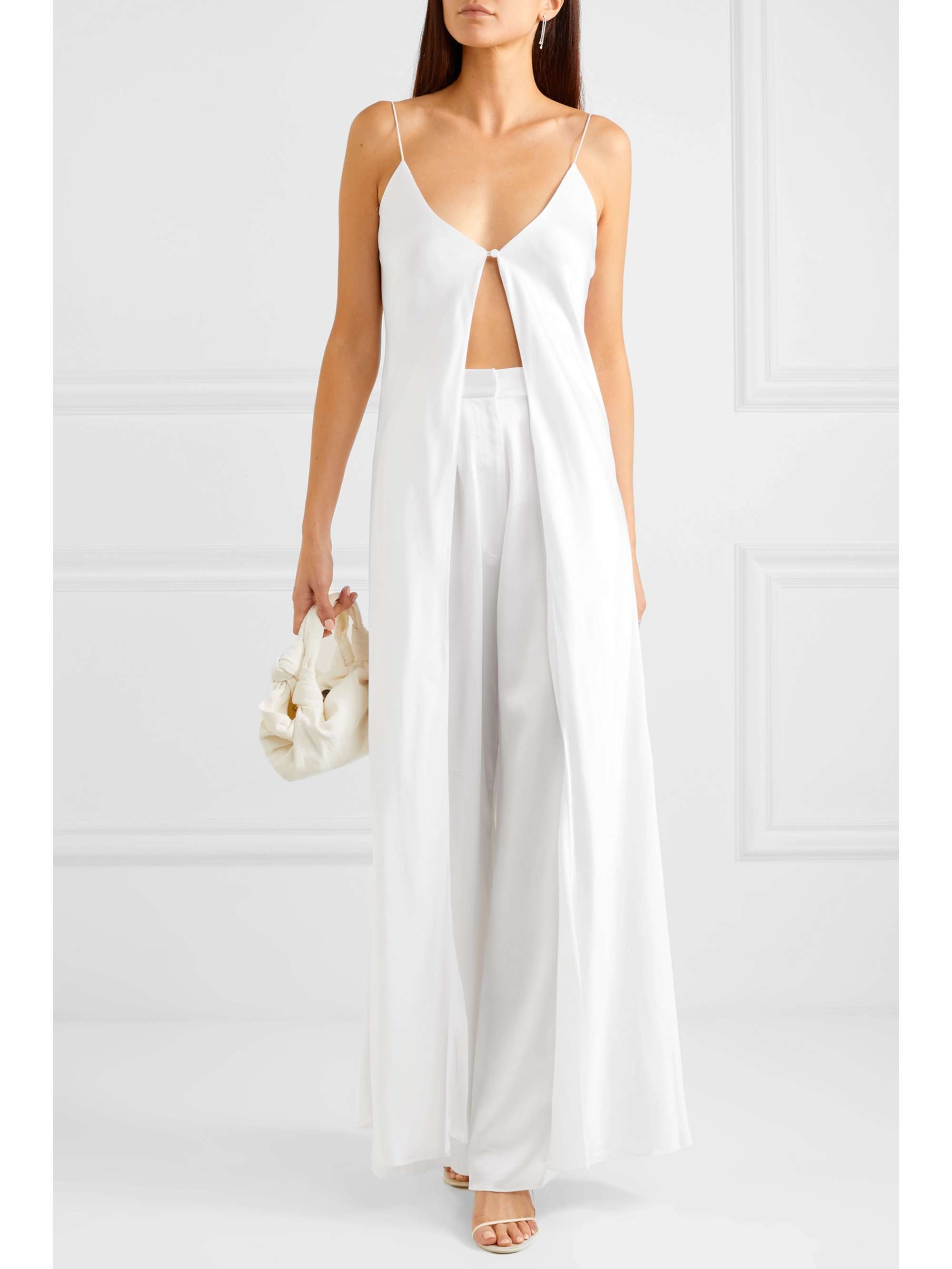 satin communion dress