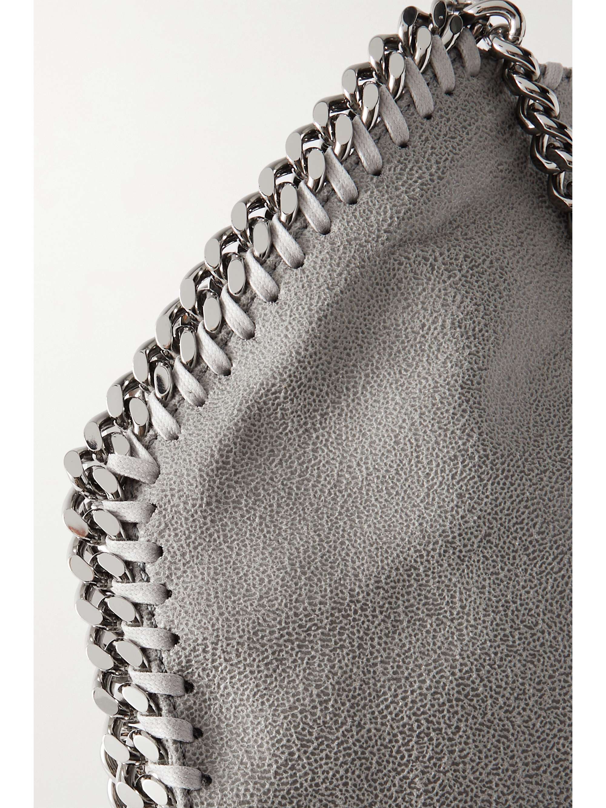 STELLA MCCARTNEY The Falabella medium faux brushed-leather shoulder bag