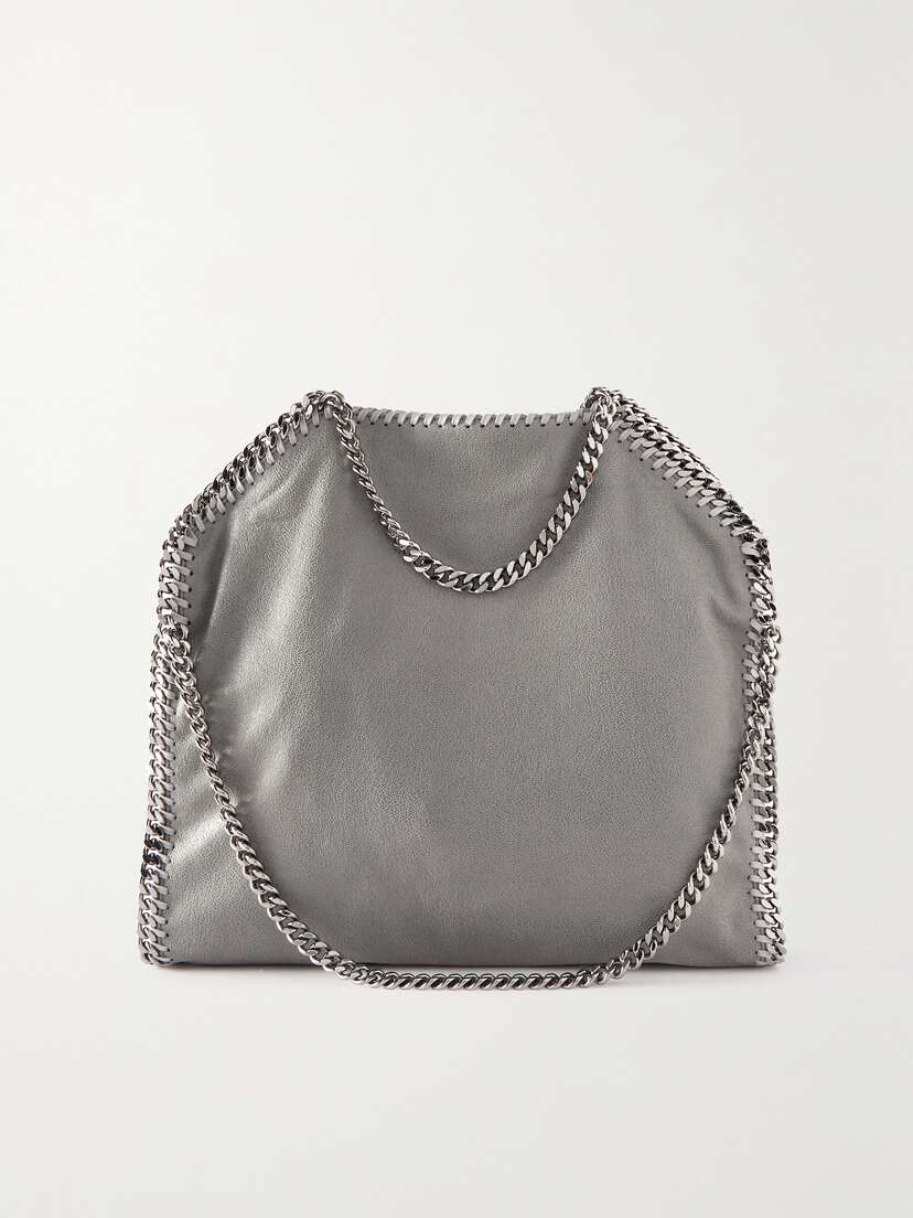 Stella McCartney Falabella Medium Vegetarian Brushed-leather Shoulder Bag
