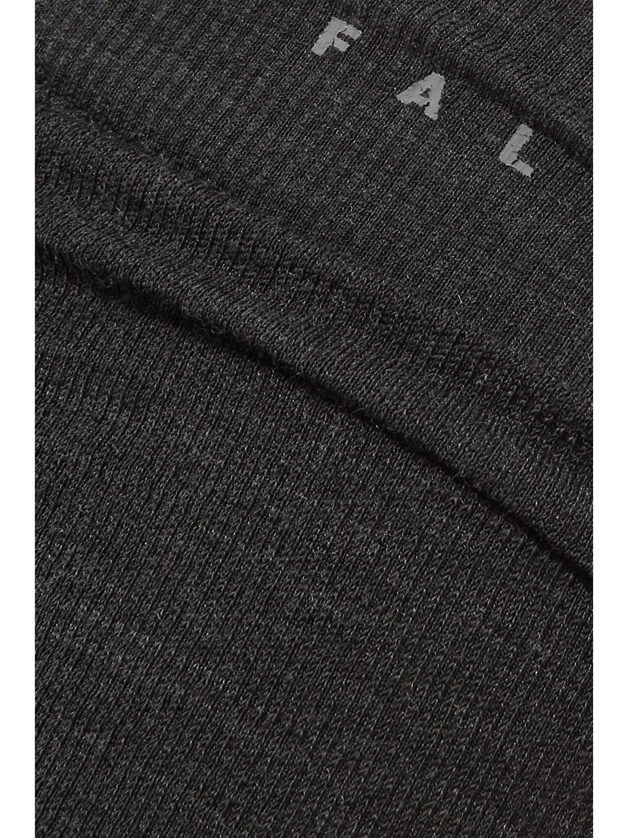 Falke Wool-tech Ski Leggings In Black