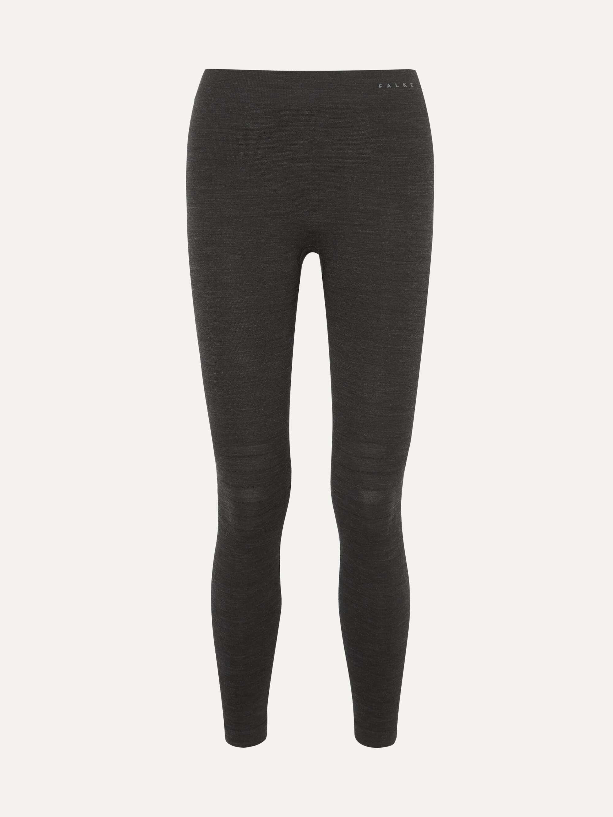 Leggings Femininas FALKE 3/4 Tights Wool-Tech Light (Preto - XL