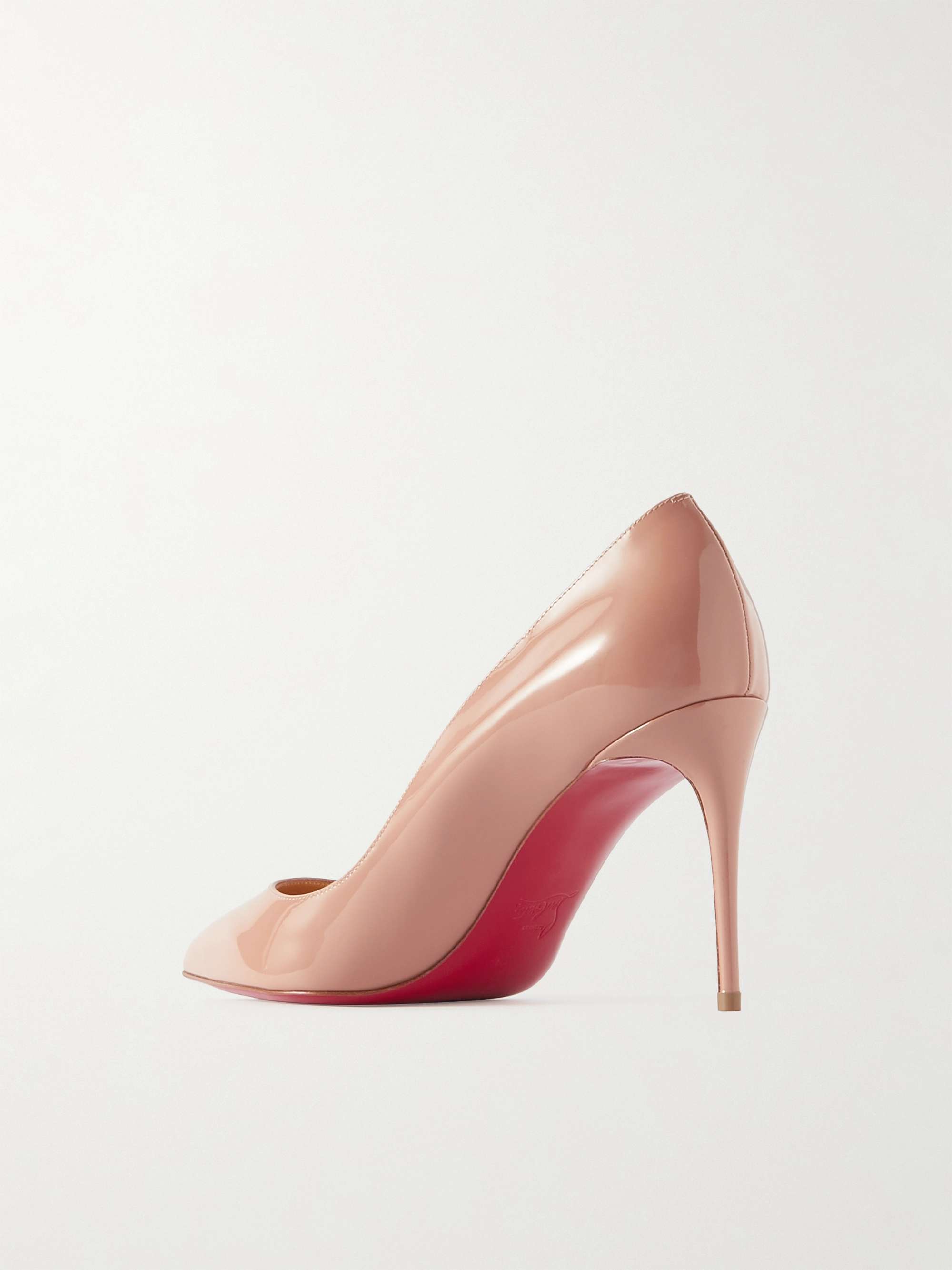 håndtering bassin Utilfreds Beige Pigalle Follies 85 patent-leather pumps | CHRISTIAN LOUBOUTIN |  NET-A-PORTER