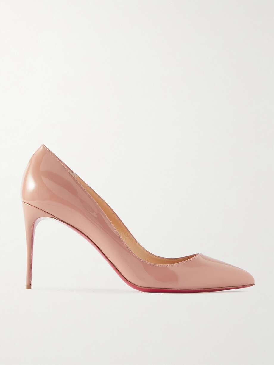 net-a-porter.com | Pigalle Follies 85 patent-leather pumps