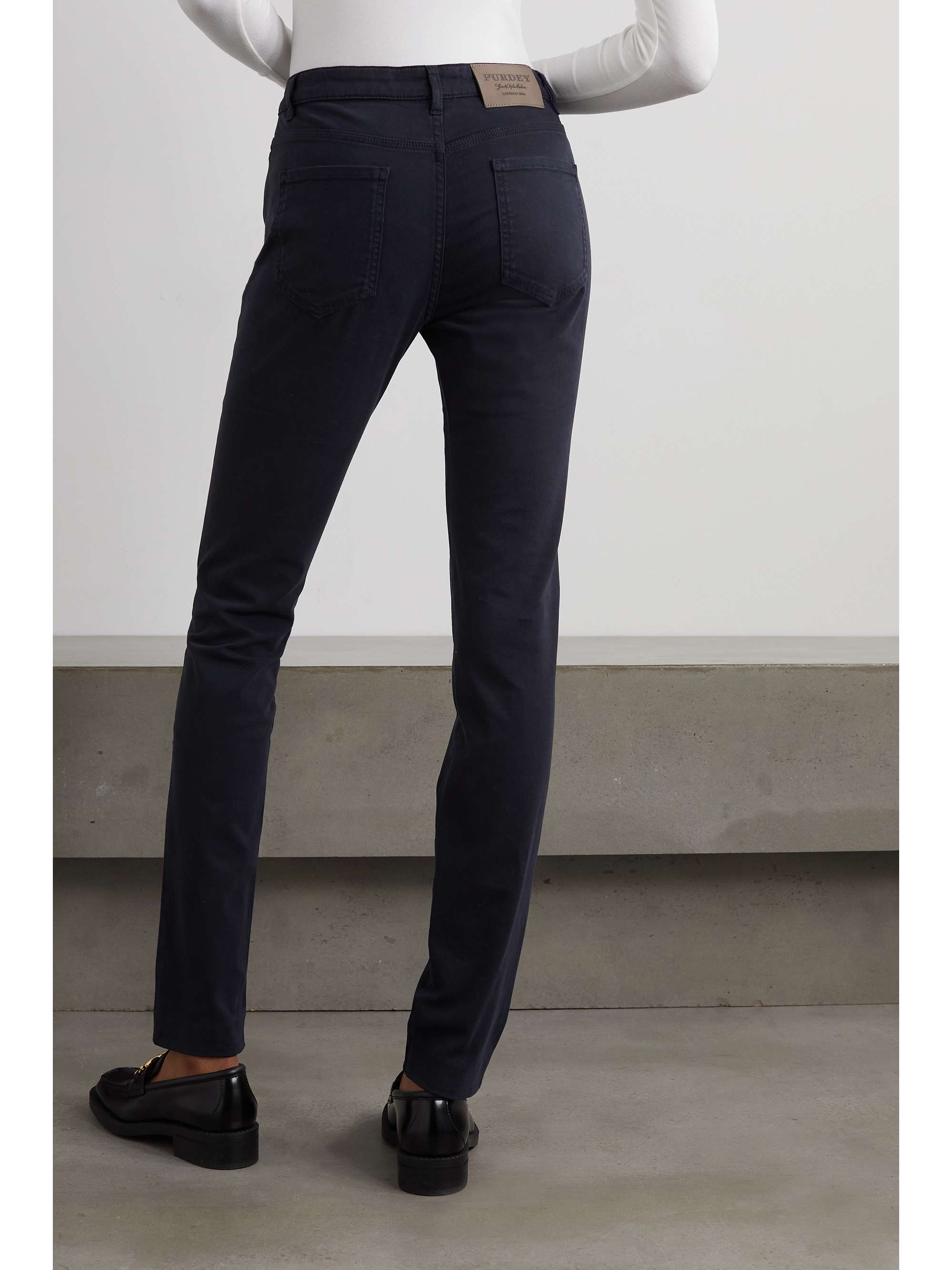 PURDEY Mid-rise slim-leg jeans