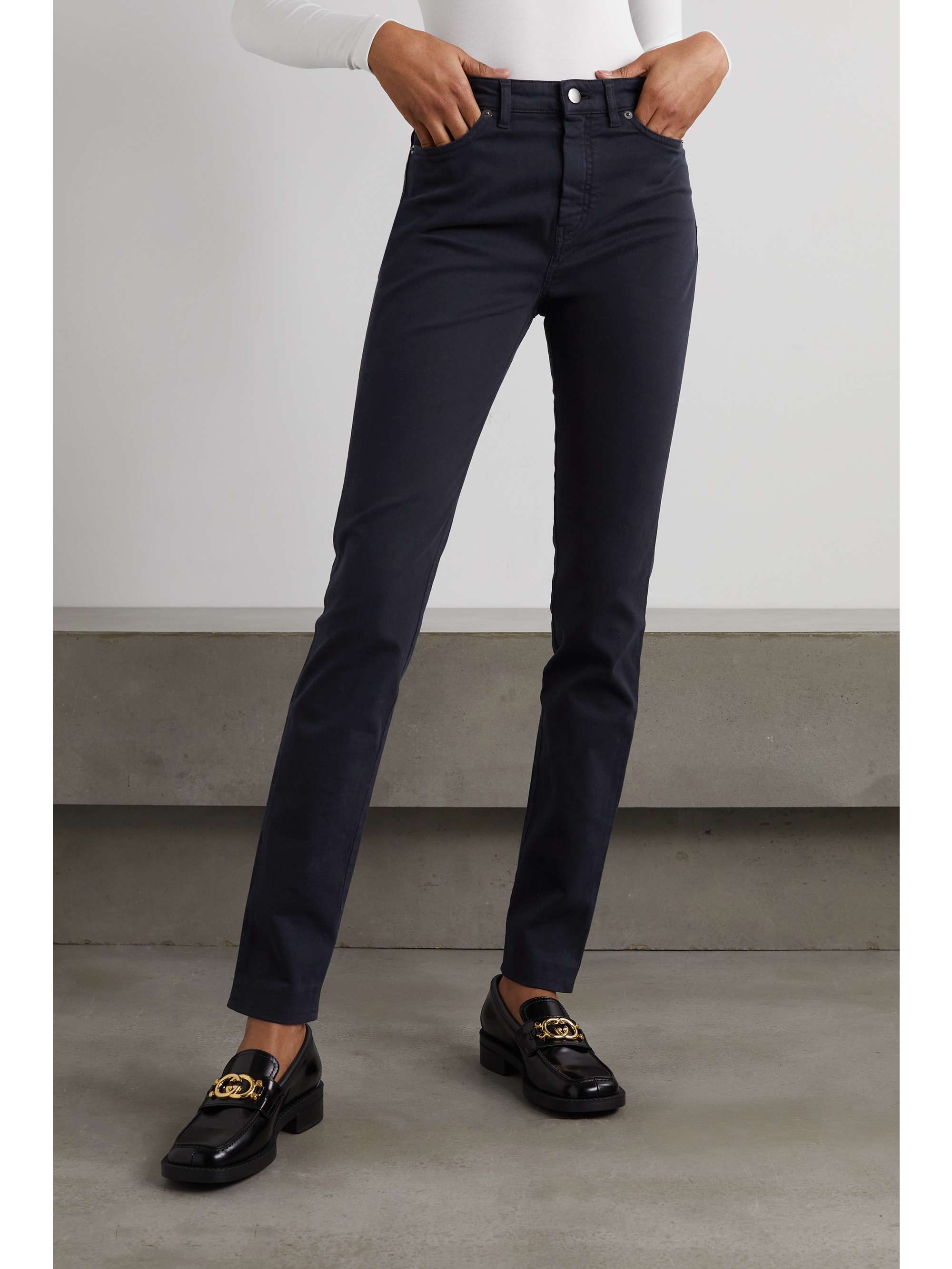 PURDEY Mid-rise slim-leg jeans