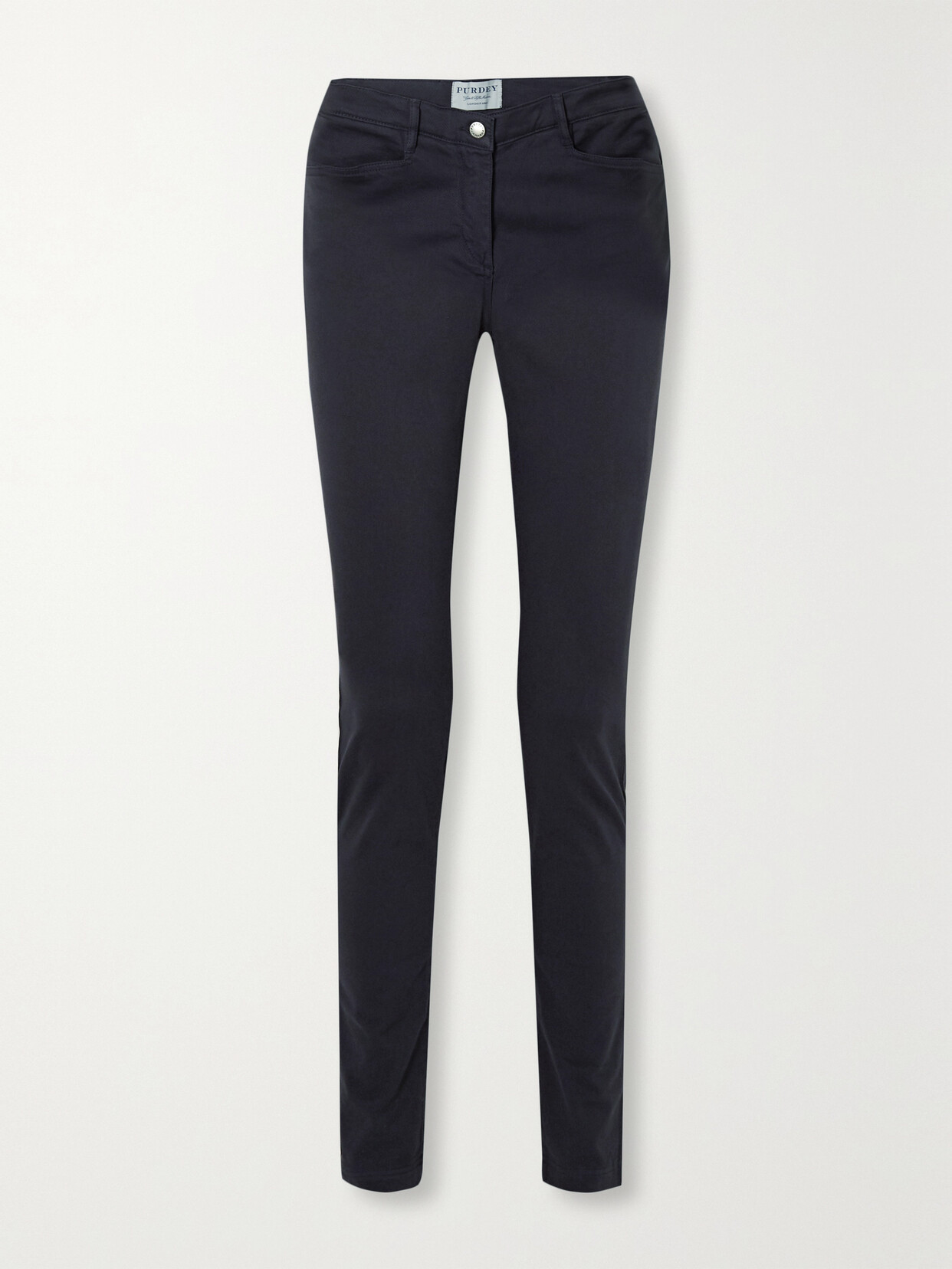 Purdey - Mid-rise Slim-leg Jeans - Blue