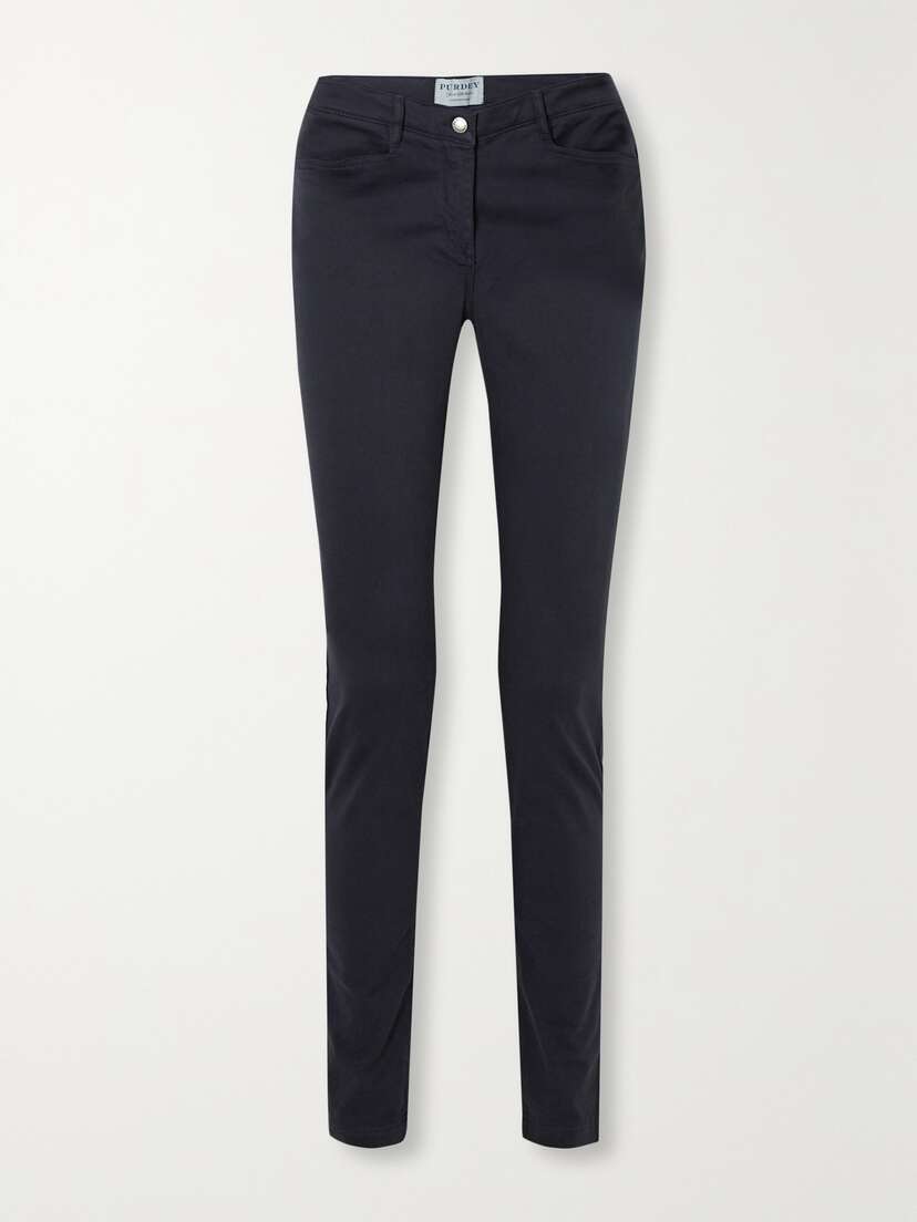 Purdey Mid-rise Slim-leg Jeans - UK 18