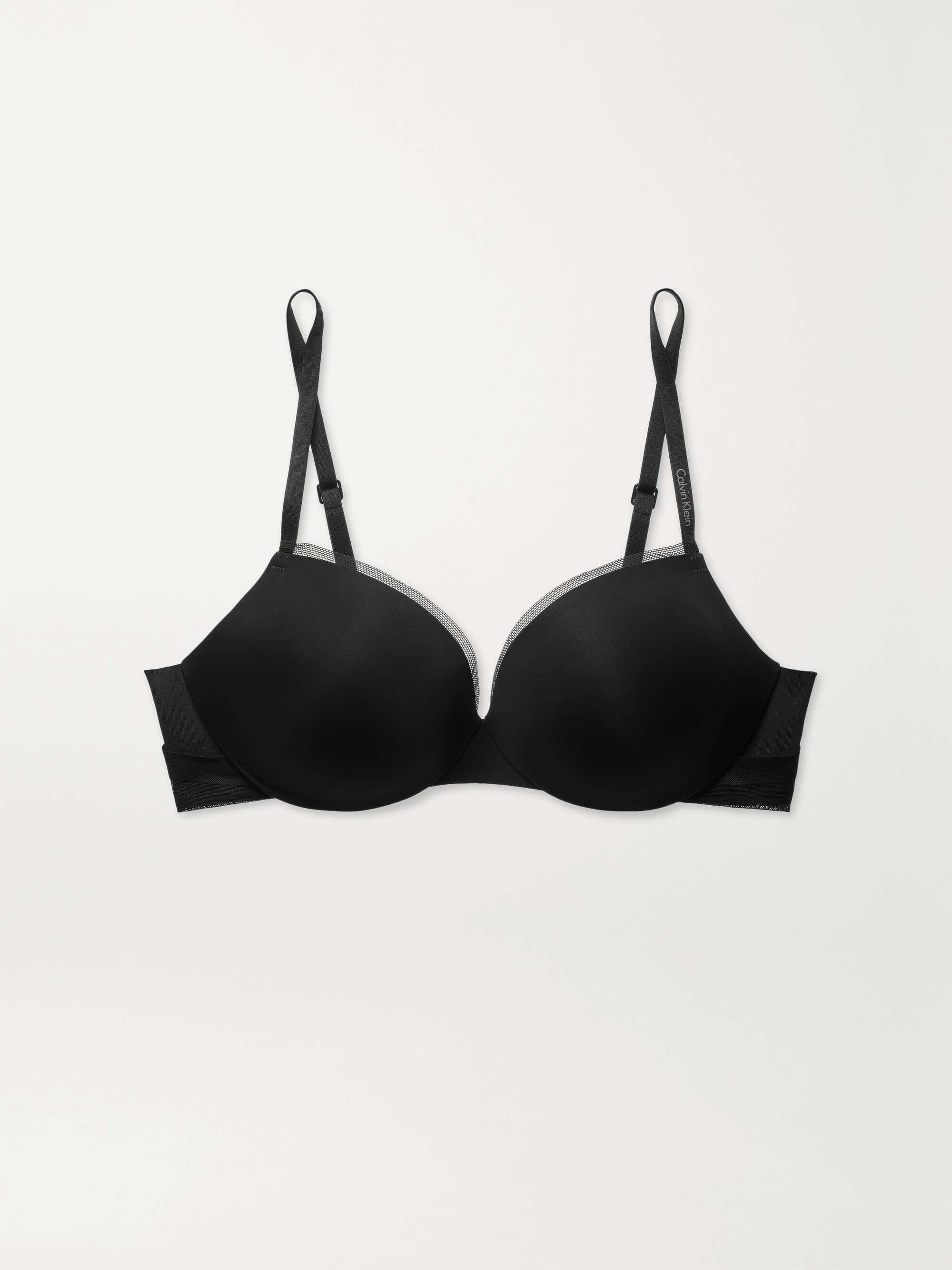 CALVIN KLEIN UNDERWEAR Sculpted Demi Lift stretch-jersey and mesh underwired bra | NET-A-PORTER CALVIN KLEIN UNDERWEAR Sculpted Demi Lift stretch-jersey and mesh underwired bra | NET-A-PORTER