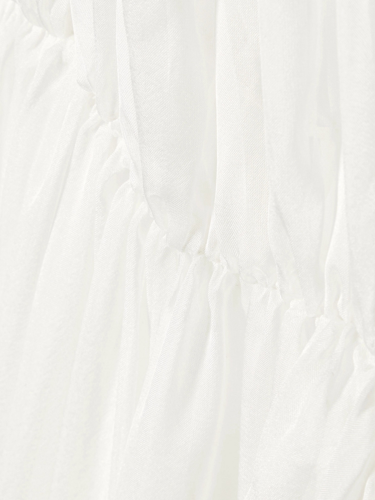 Ruffled Silk-Chiffon Jacket