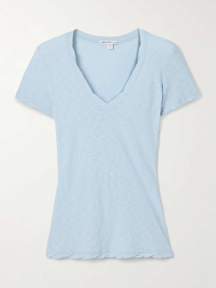 James Perse Casual Slub Cotton-jersey T-shirt