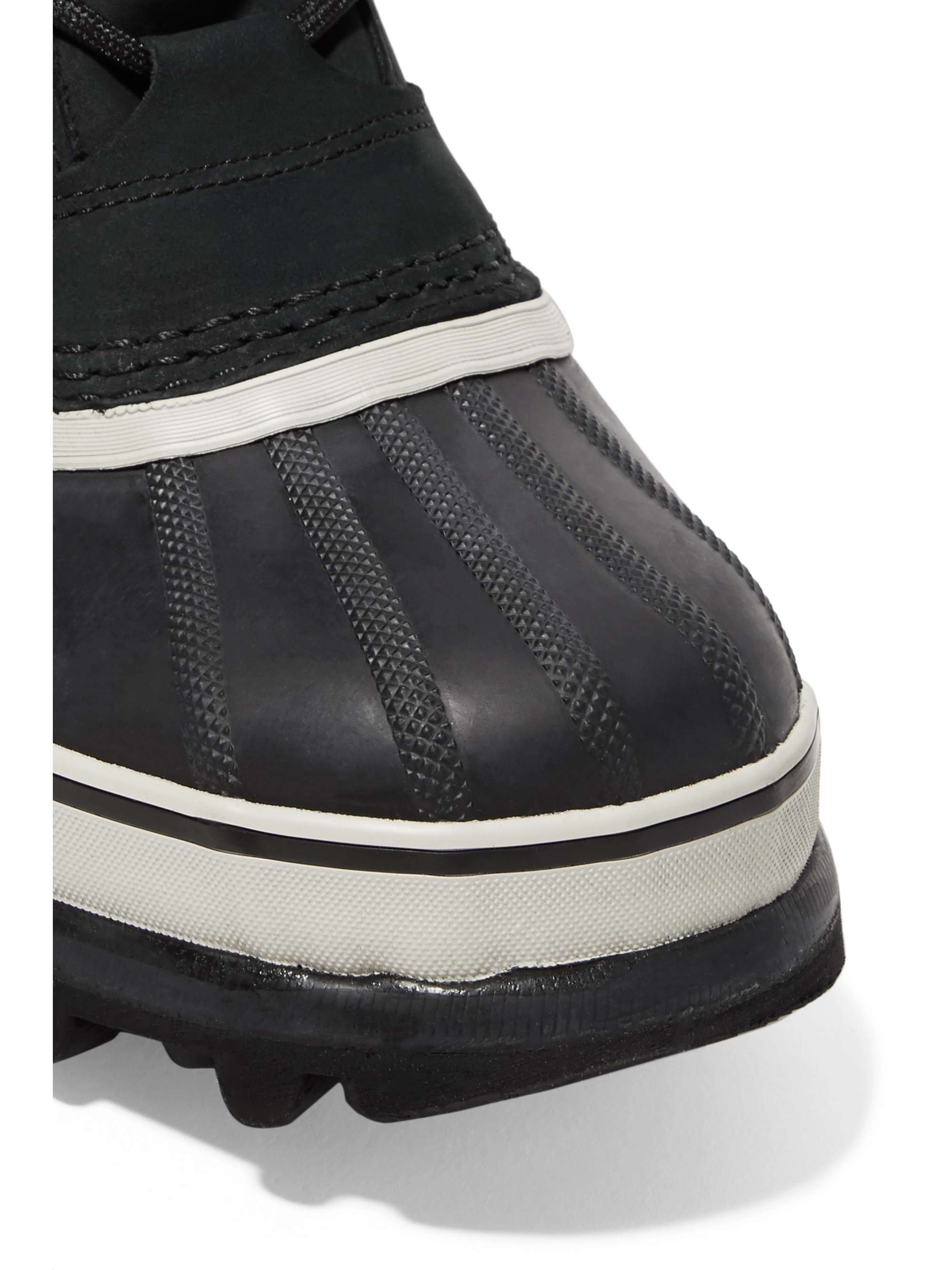 SOREL Caribou waterproof nubuck and rubber boots