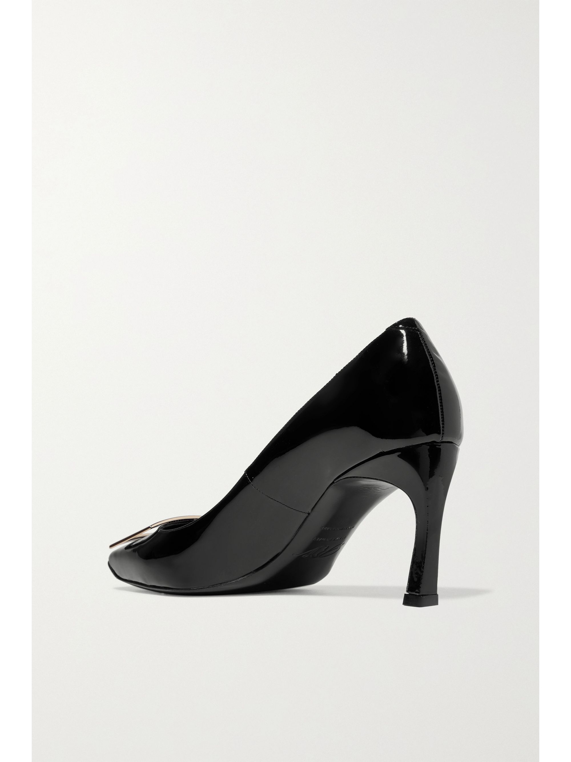 belle vivier trompette pumps in patent leather