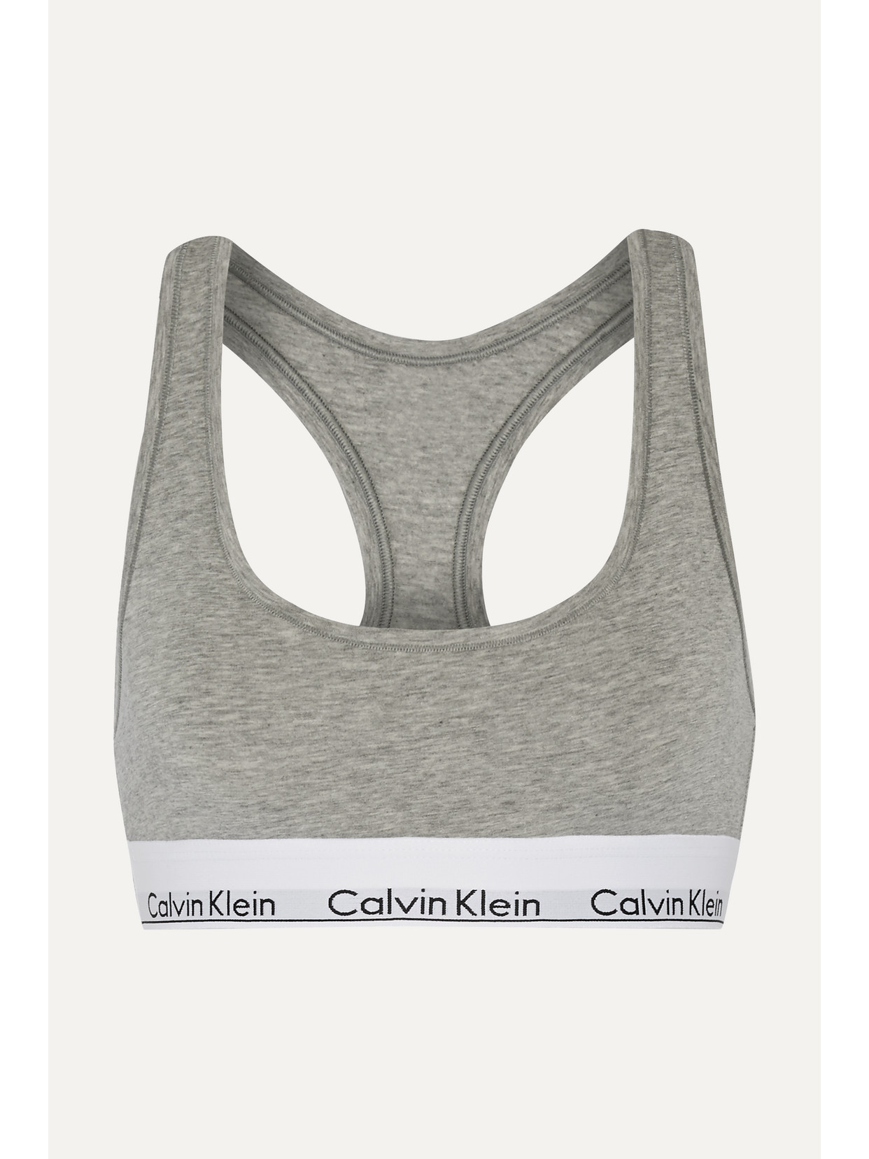 Calvin Klein Underwear Modern Cotton Bralette in Grey Heather