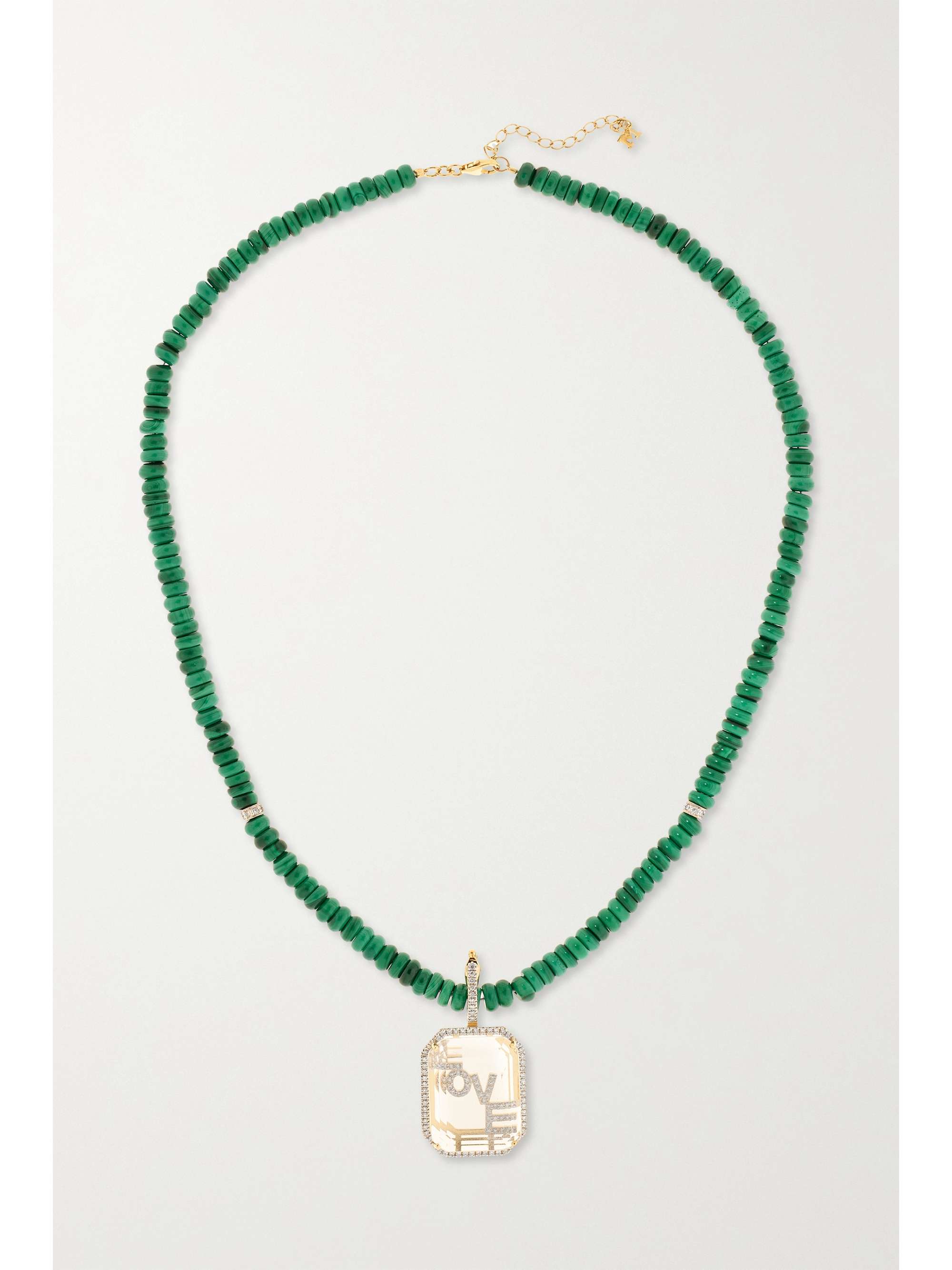 MATEO 14-karat gold multi-stone necklace