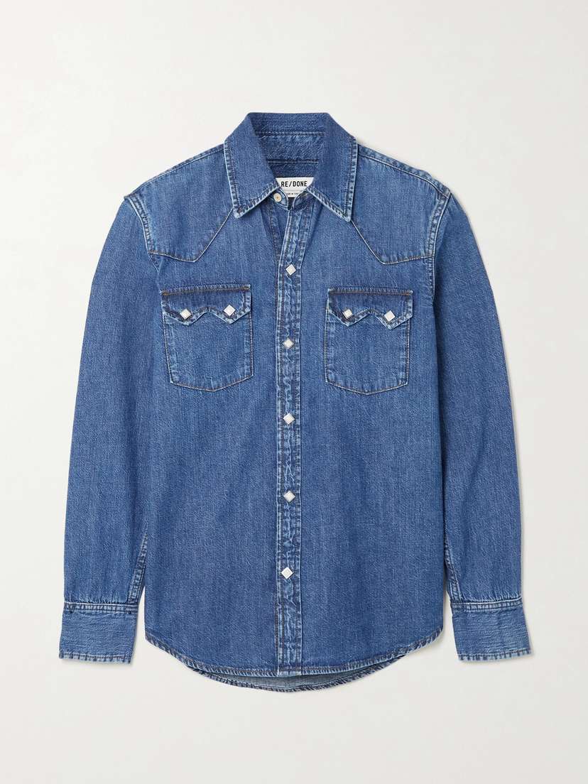 RE/DONE 50s Sawtooth Denim Shirt