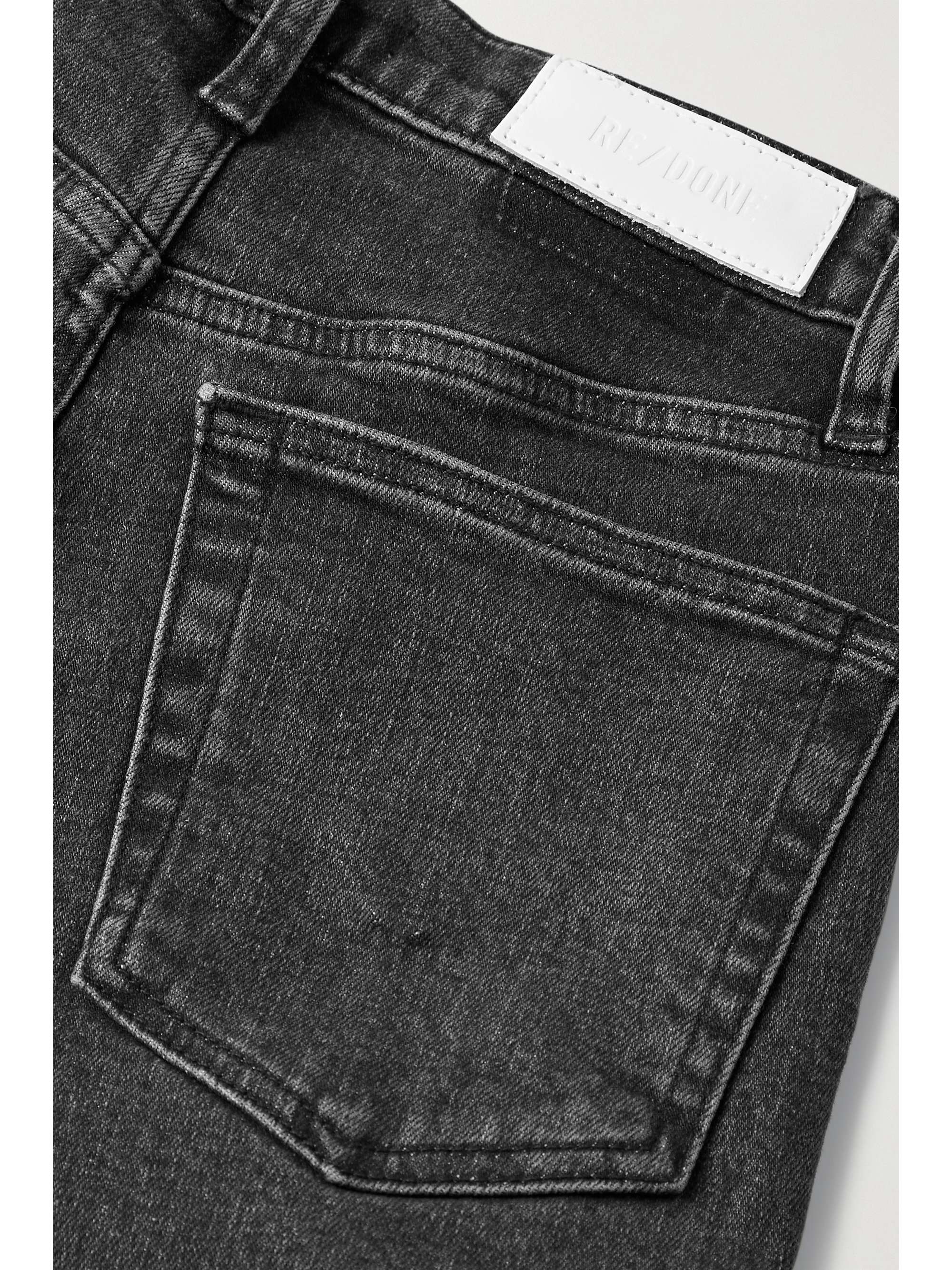 RE/DONE 90s High-Rise Ankle Crop distressed skinny jeans