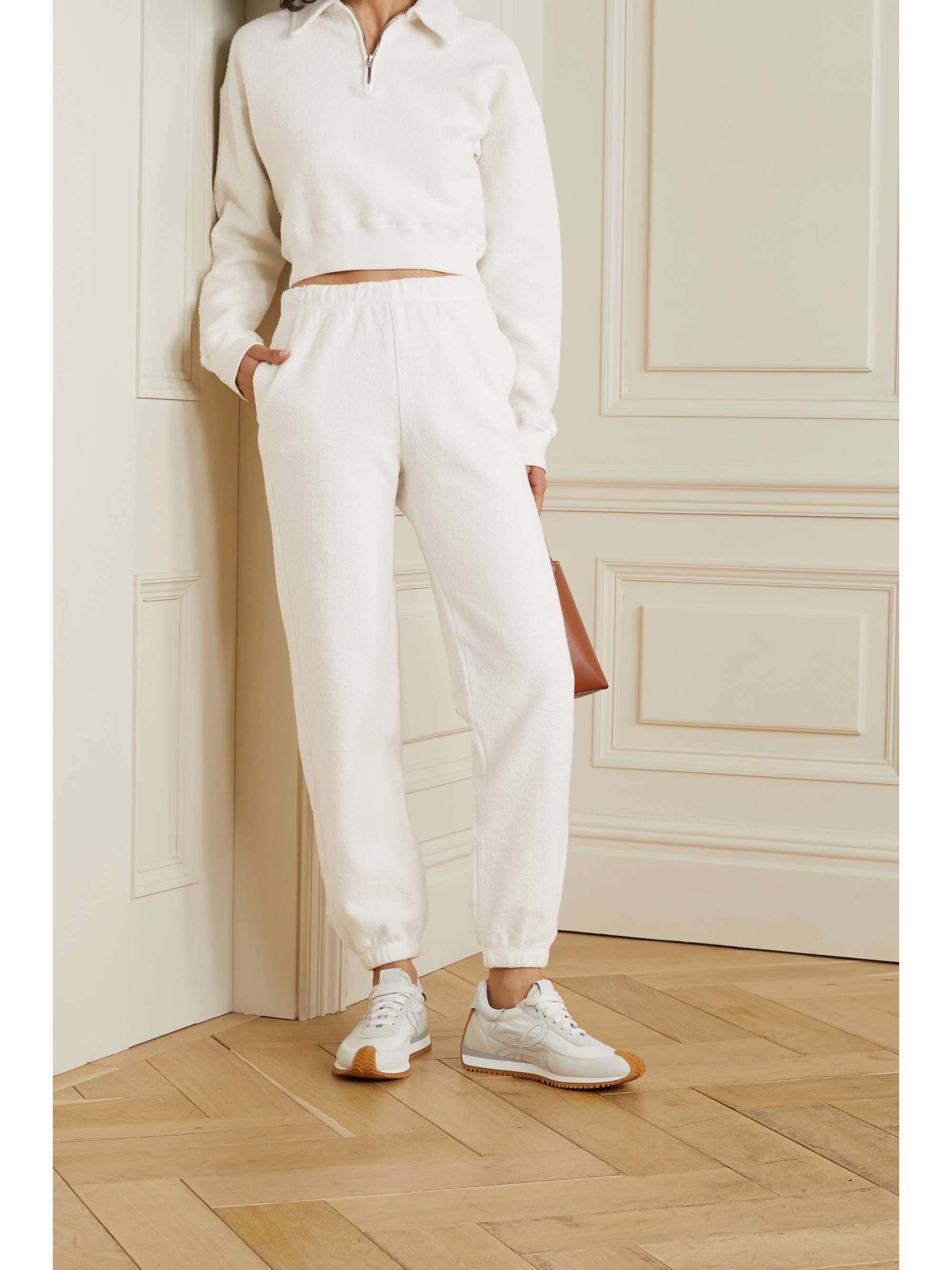 Hanes 80s cotton-jersey track pants 