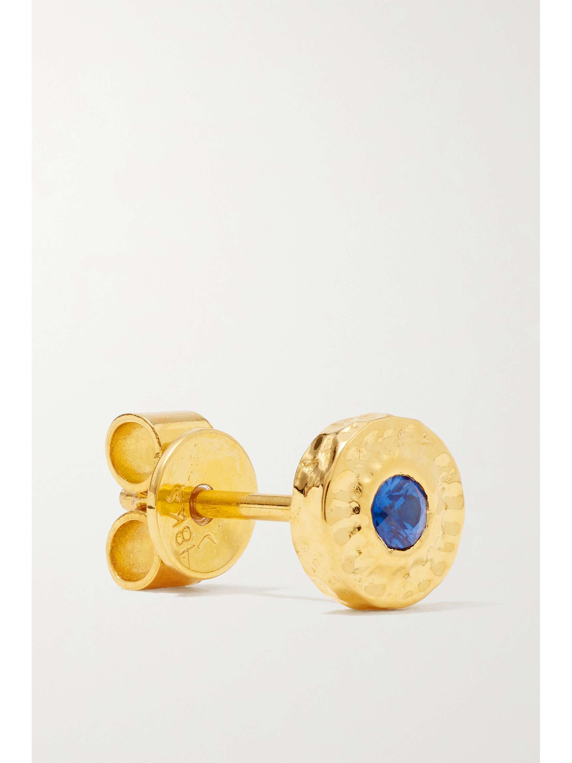 OCTAVIA ELIZABETH + NET SUSTAIN Nesting Gem 18-karat recycled gold sapphire earrings