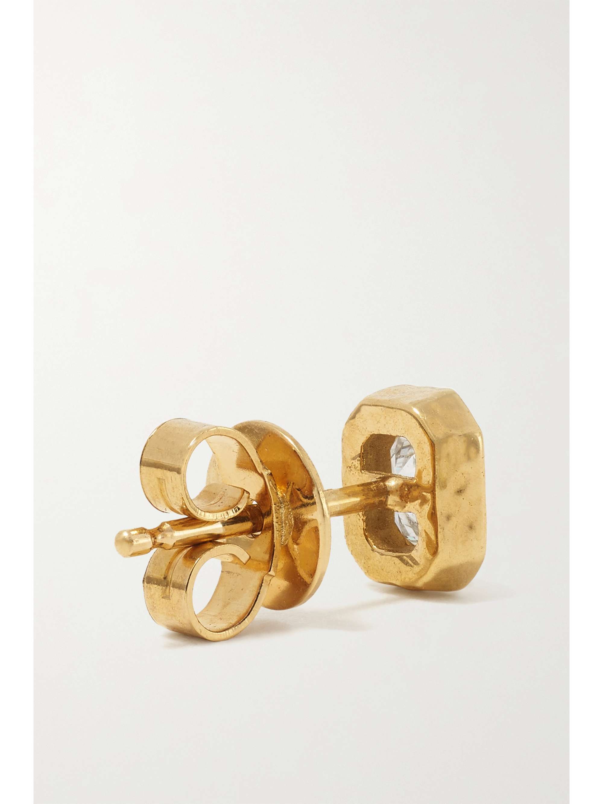 OCTAVIA ELIZABETH + NET SUSTAIN Nesting Gem 18-karat recycled gold diamond earrings