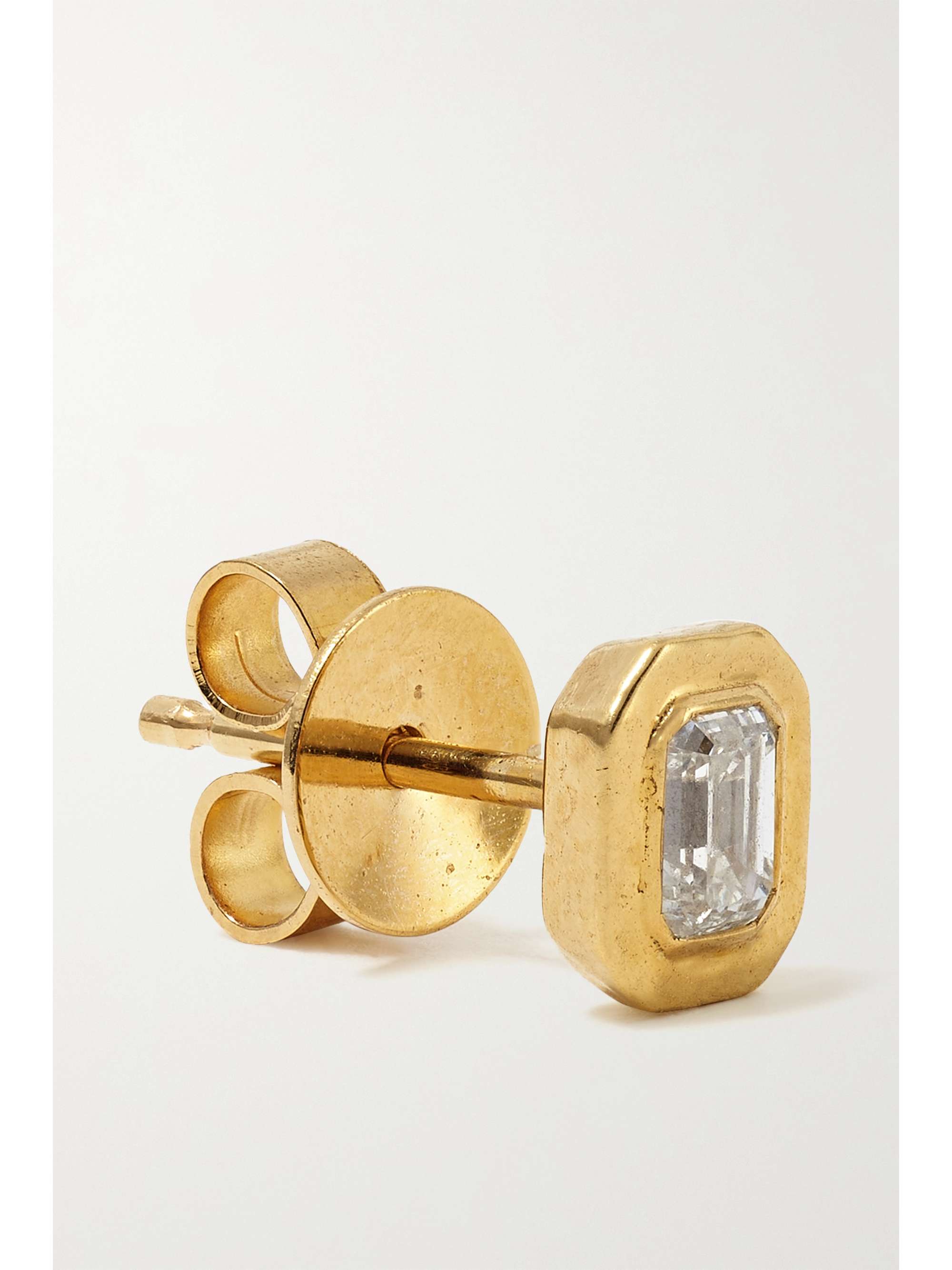 OCTAVIA ELIZABETH + NET SUSTAIN Nesting Gem 18-karat recycled gold diamond earrings