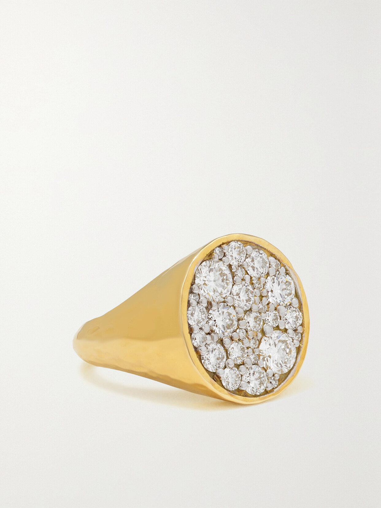 Octavia Elizabeth - + Net Sustain 18-karat Recycled Yellow And White Gold Diamond Ring - 4