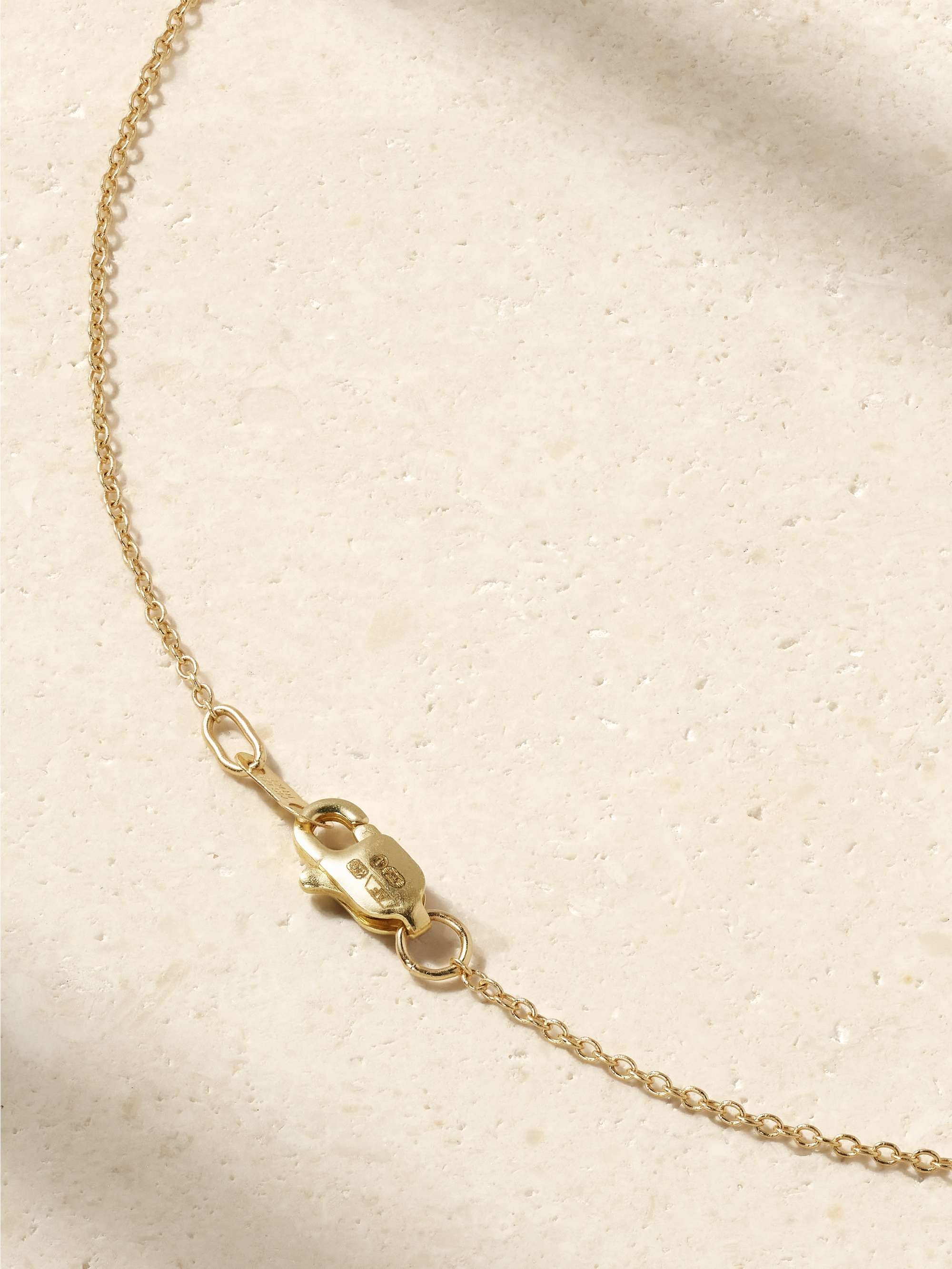 ANDREA FOHRMAN Full/ New Moon 18-karat gold diamond necklace