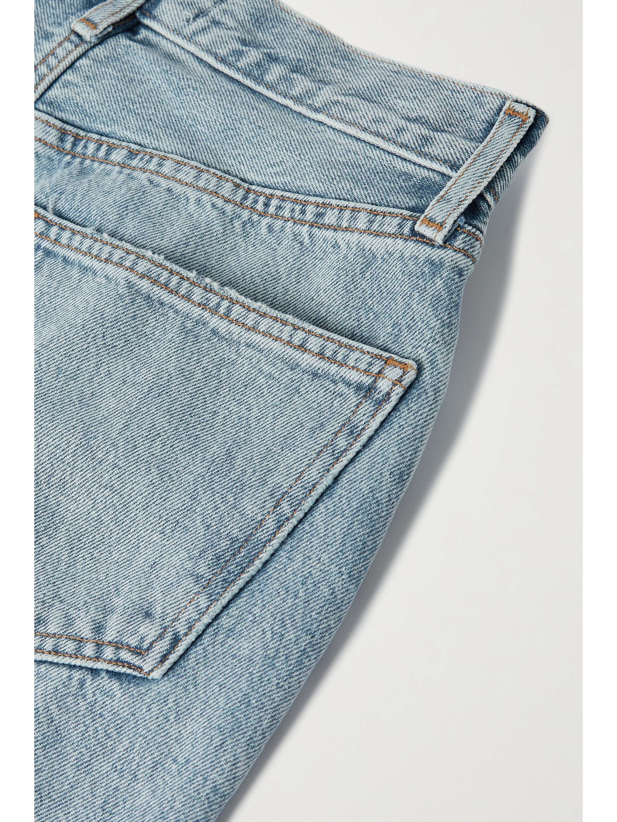 AGOLDE + NET SUSTAIN Lana mid-rise straight-leg organic jeans