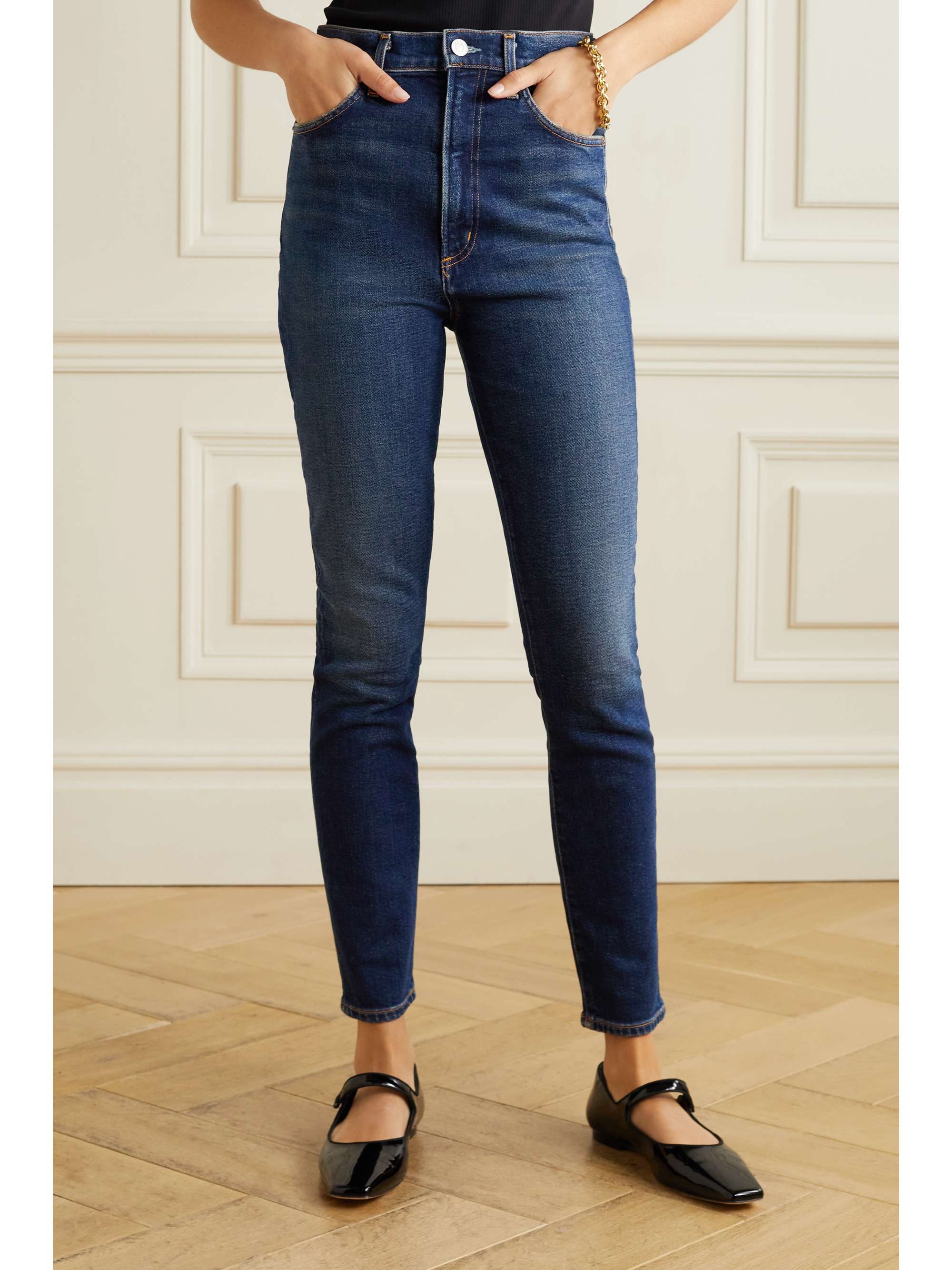 AGOLDE Pinch Waist high-rise skinny jeans