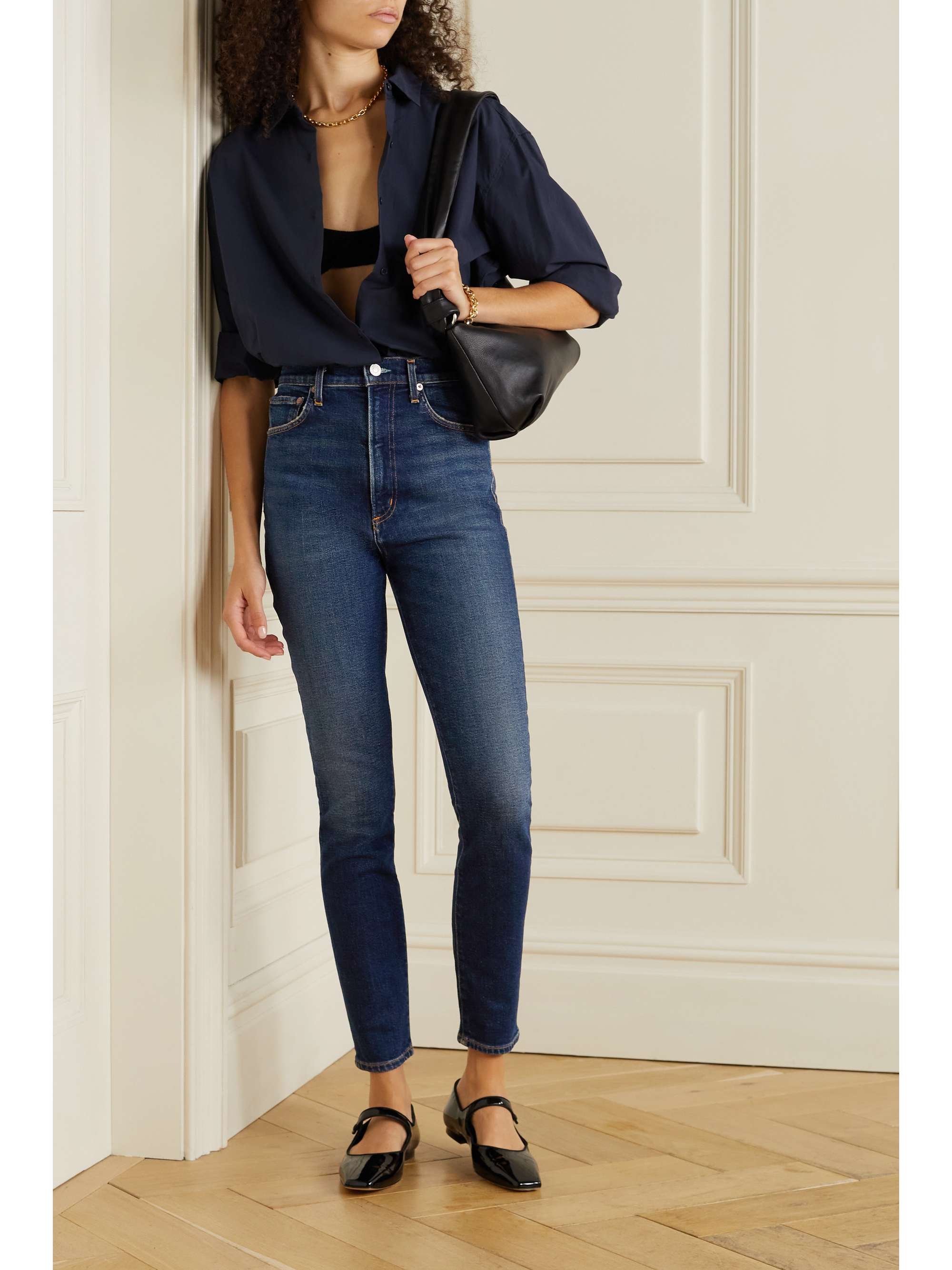 AGOLDE Pinch Waist high-rise skinny jeans