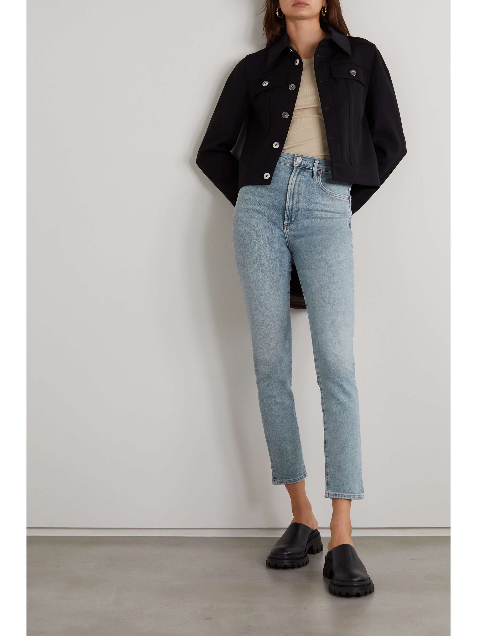agolde pinch waist skinny jeans