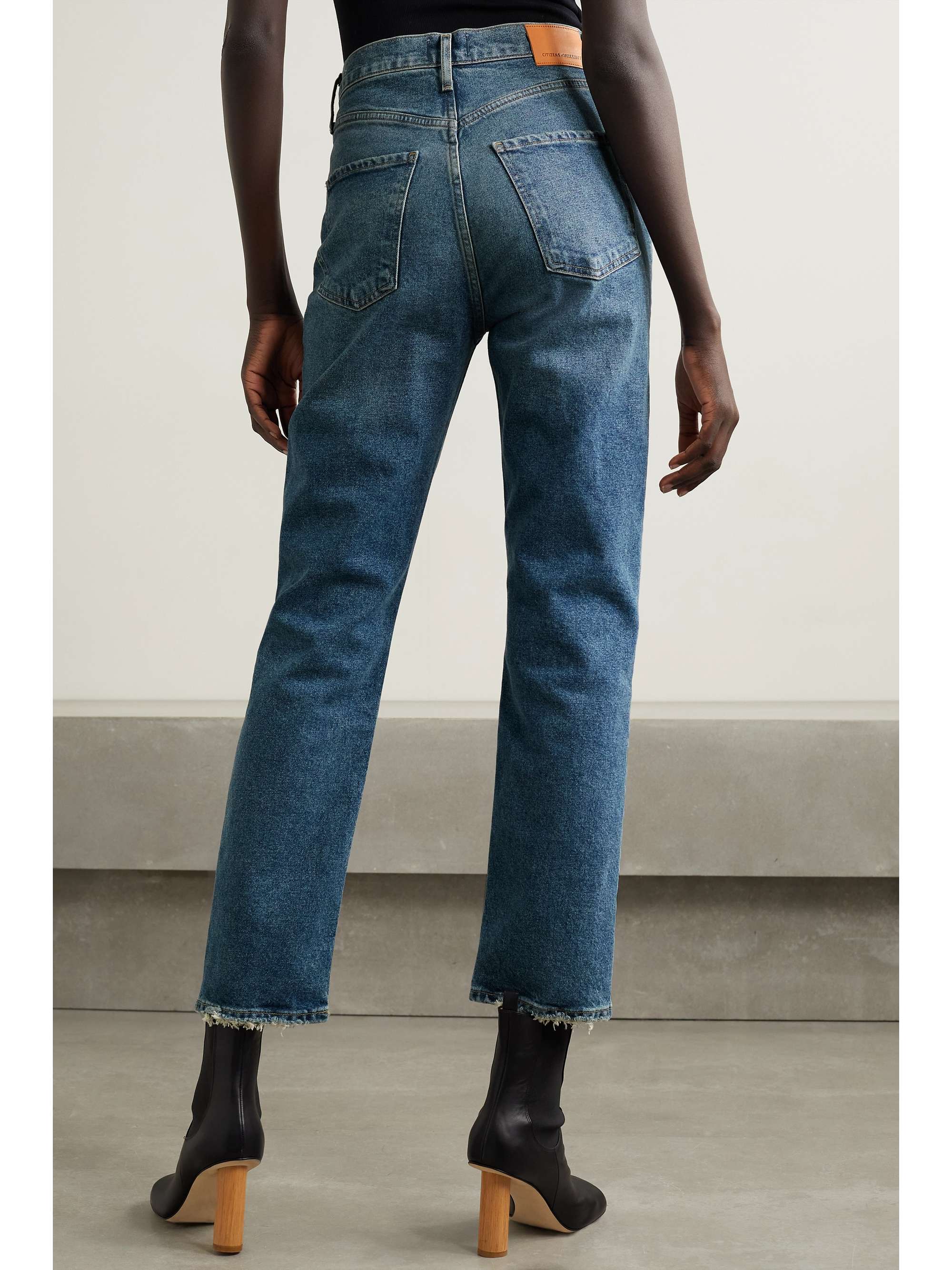 Dark denim Sabine high-rise straight 