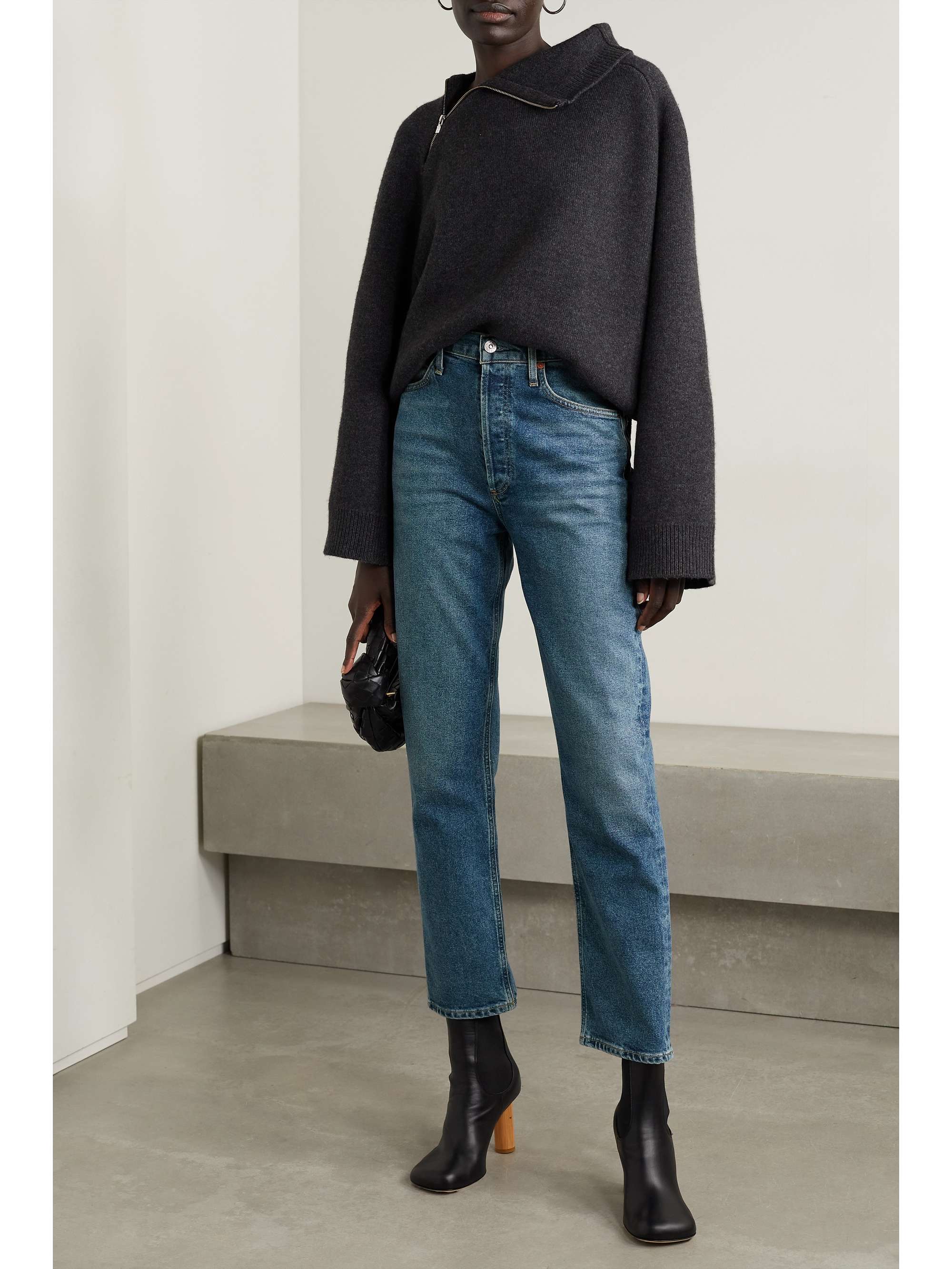 Dark denim Sabine high-rise straight 