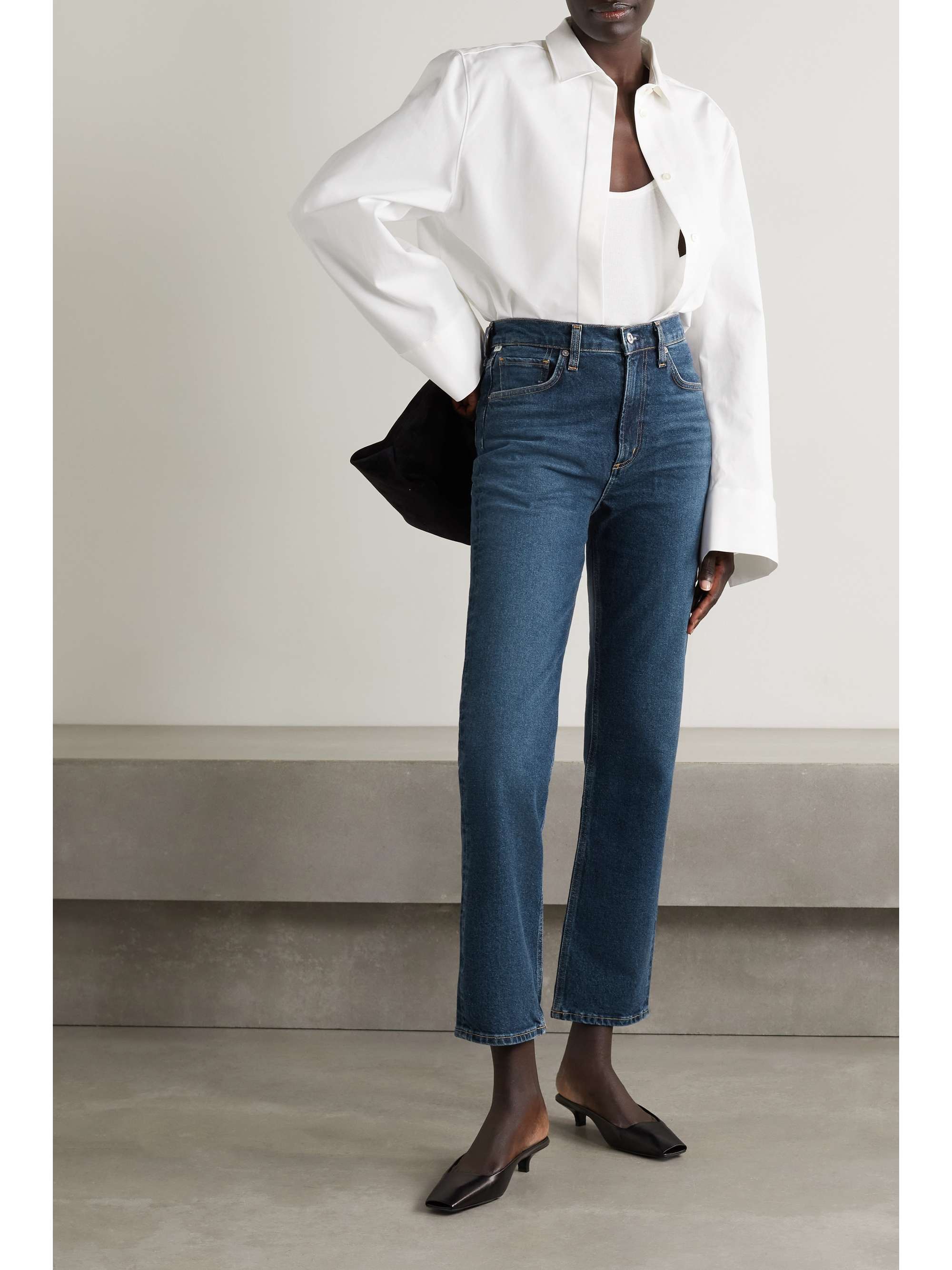 CITIZENS OF HUMANITY Daphne high-rise straight-leg jeans | NET-A-PORTER