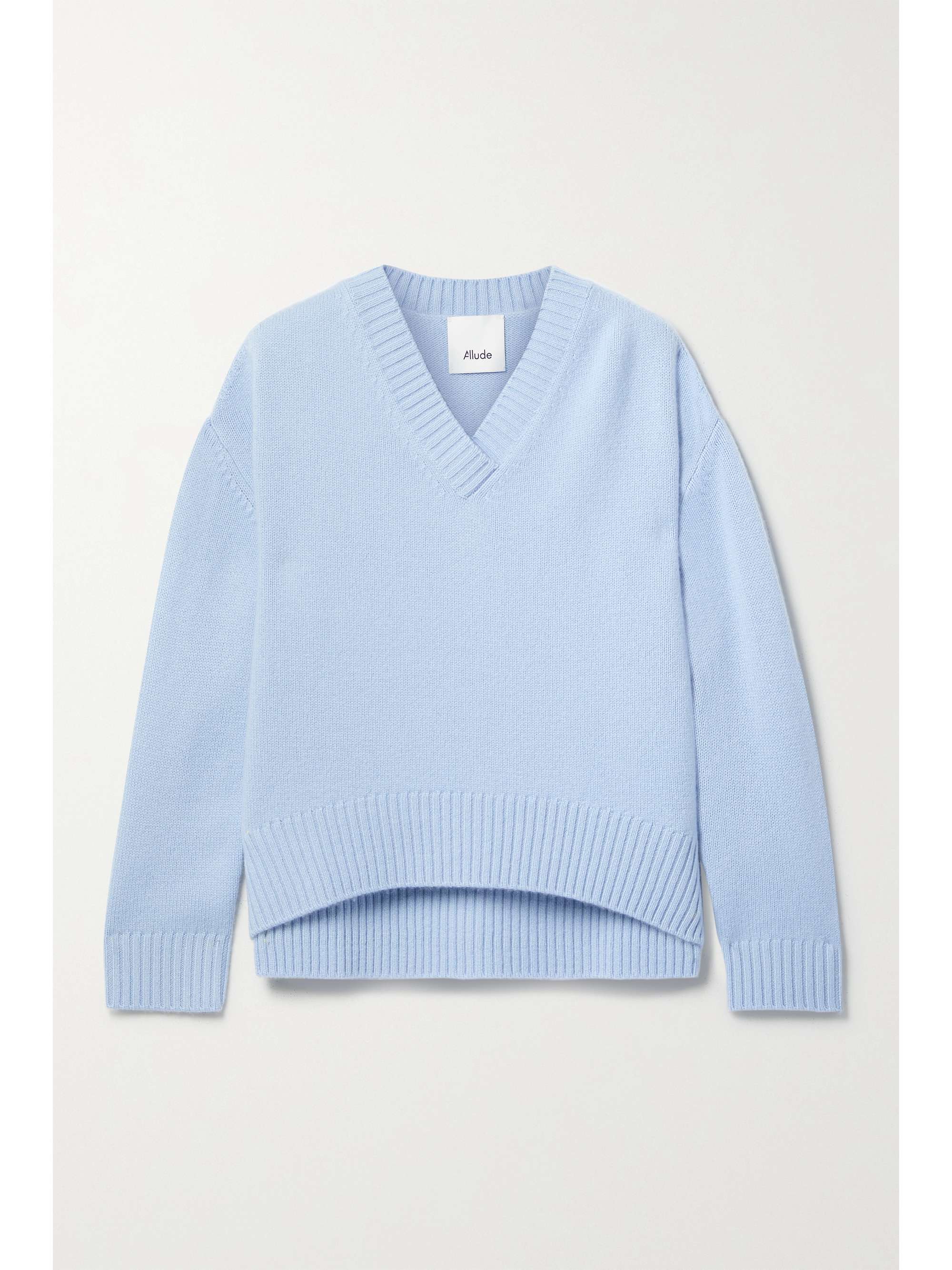 light blue cashmere cardigan